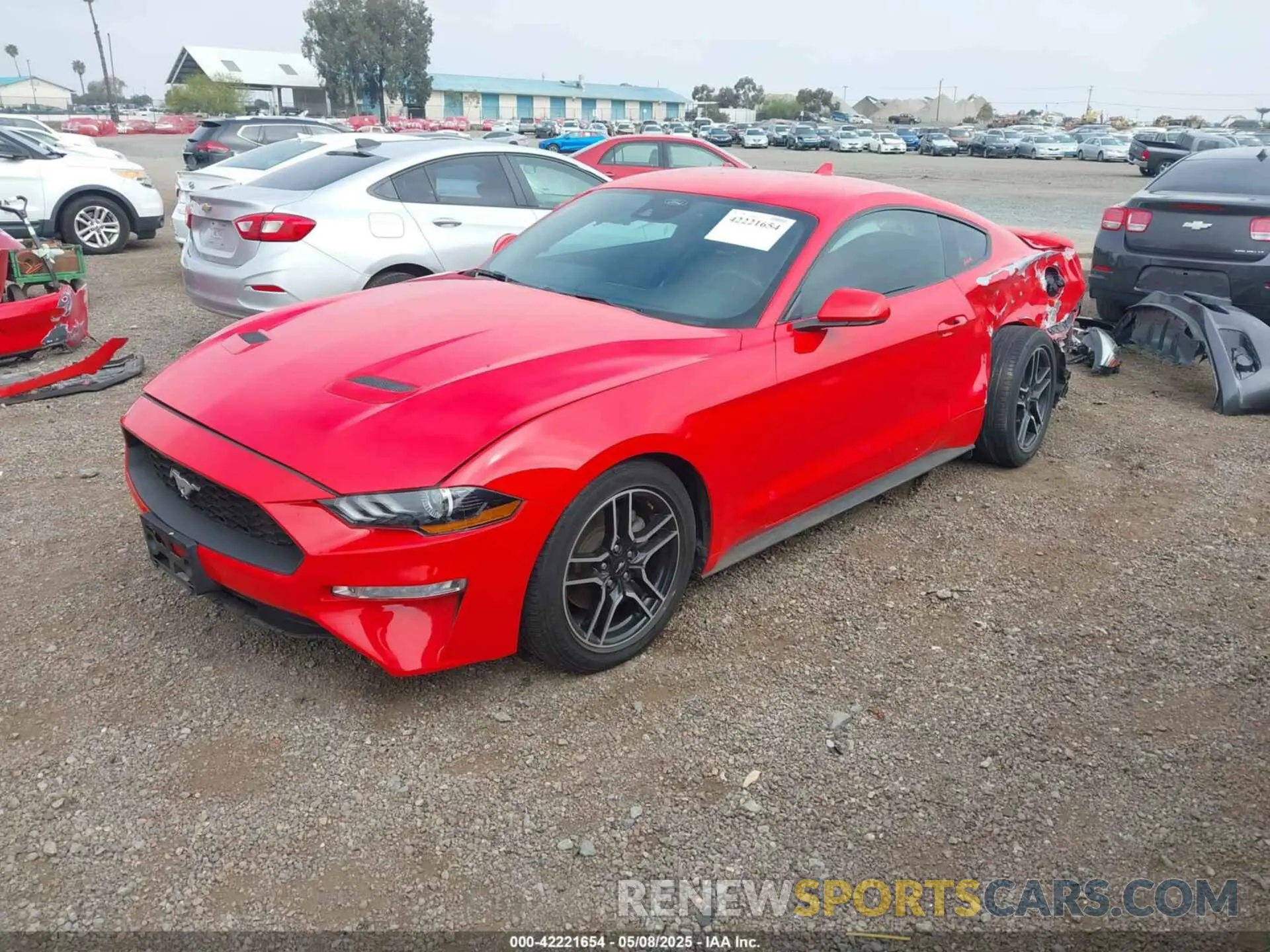 2 Photograph of a damaged car 1FA6P8TH0M5115847 FORD MUSTANG 2021