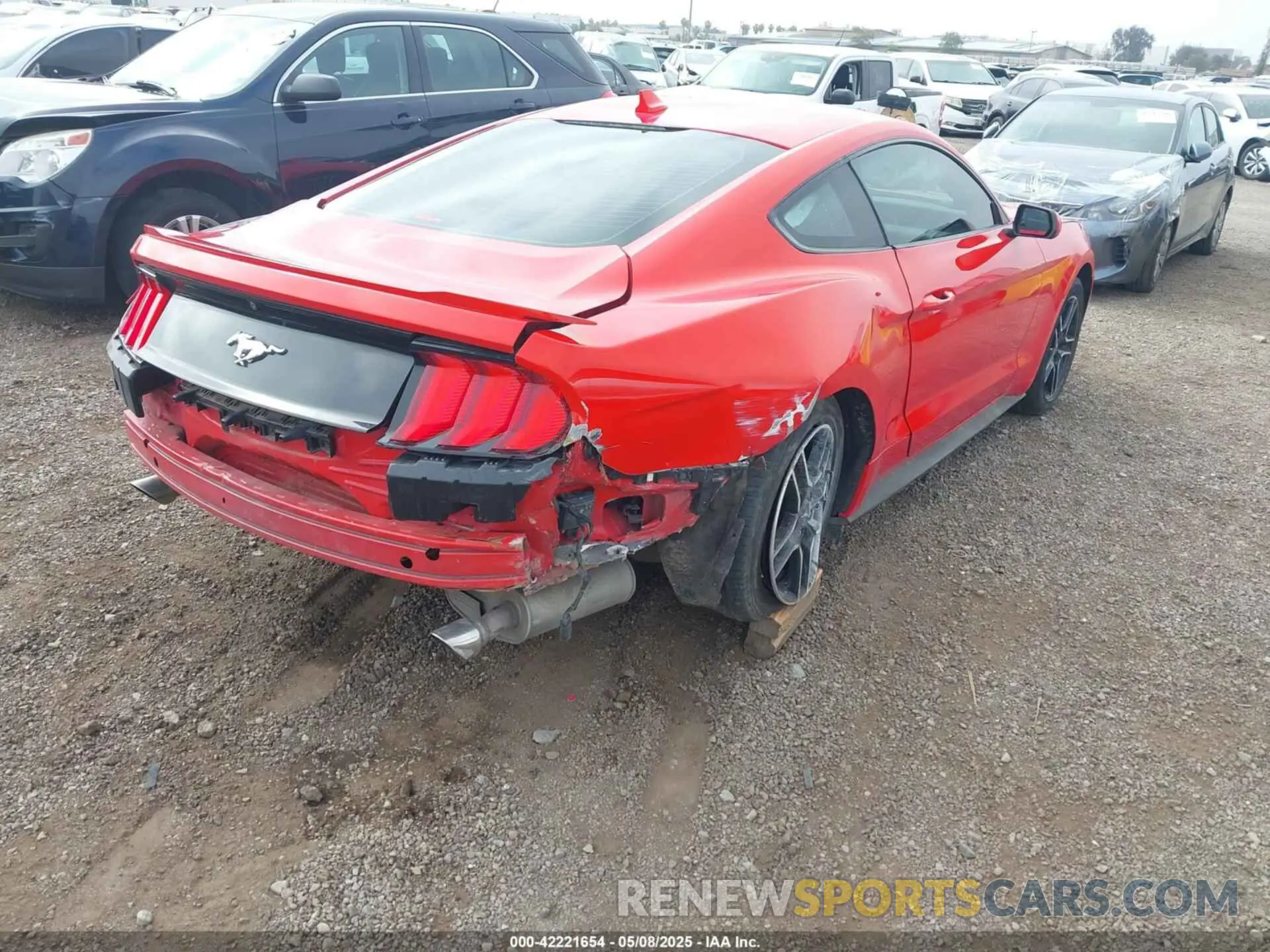 4 Photograph of a damaged car 1FA6P8TH0M5115847 FORD MUSTANG 2021