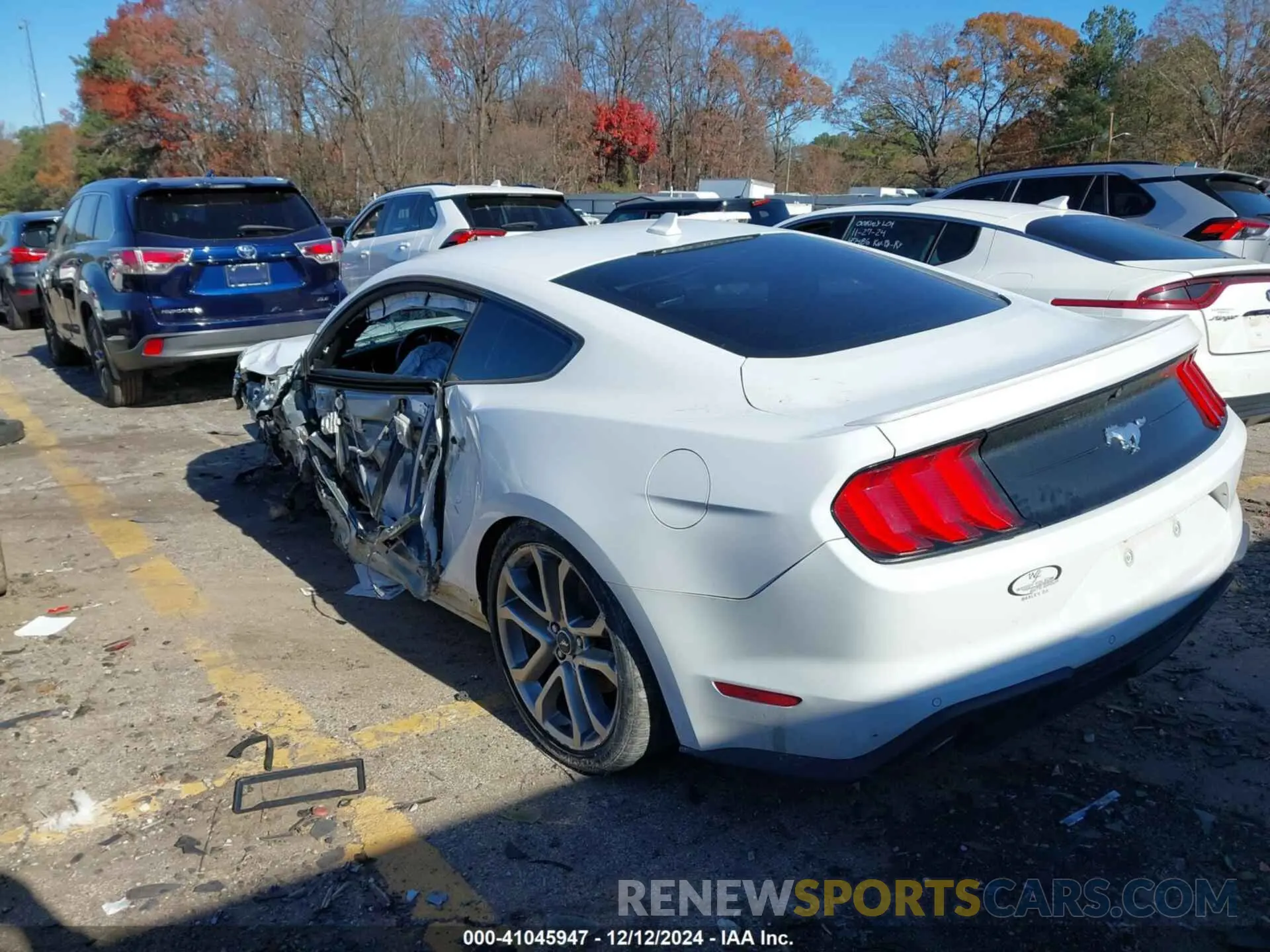 3 Photograph of a damaged car 1FA6P8TH0M5158309 FORD MUSTANG 2021