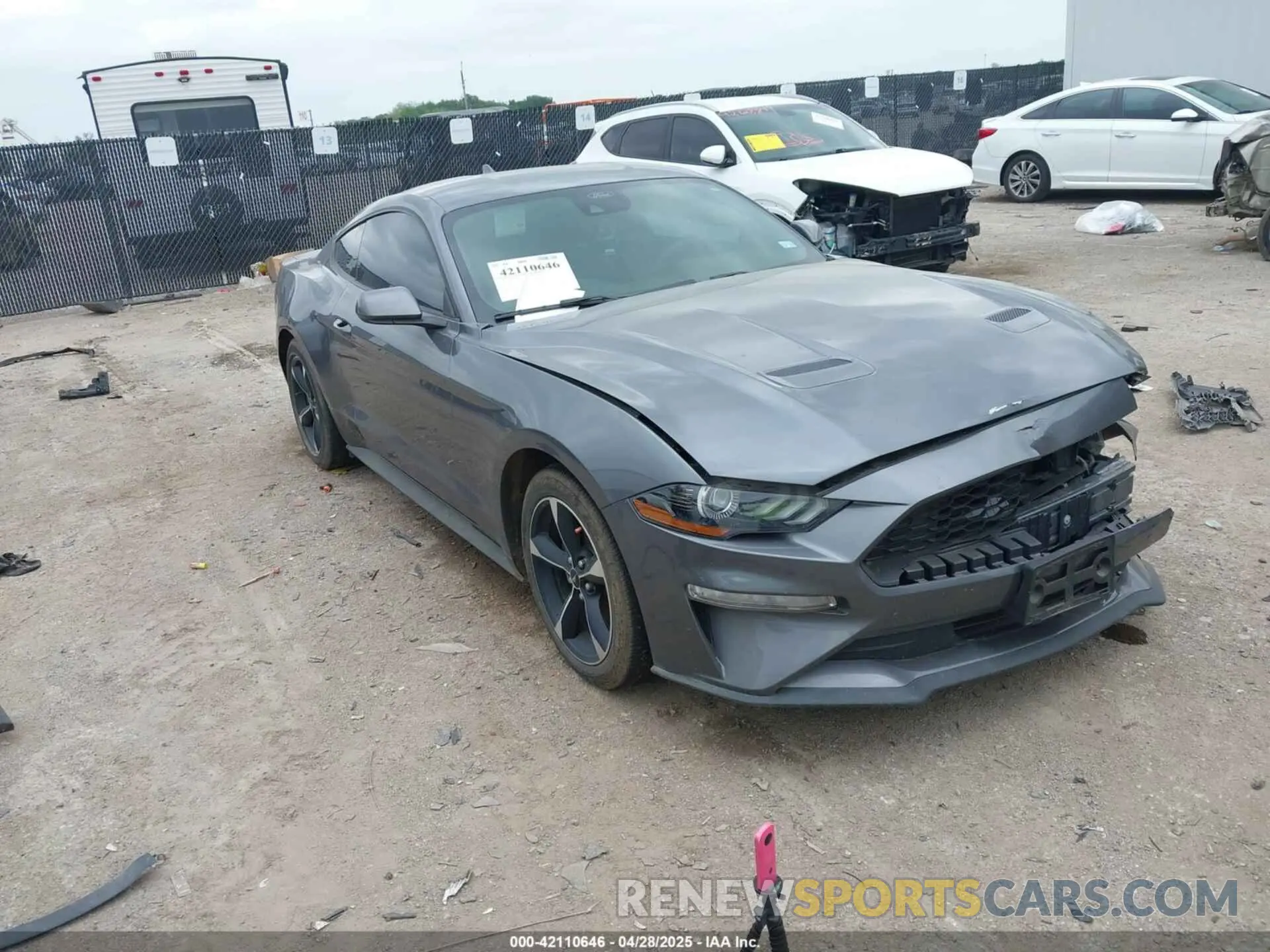 1 Photograph of a damaged car 1FA6P8TH1M5152941 FORD MUSTANG 2021