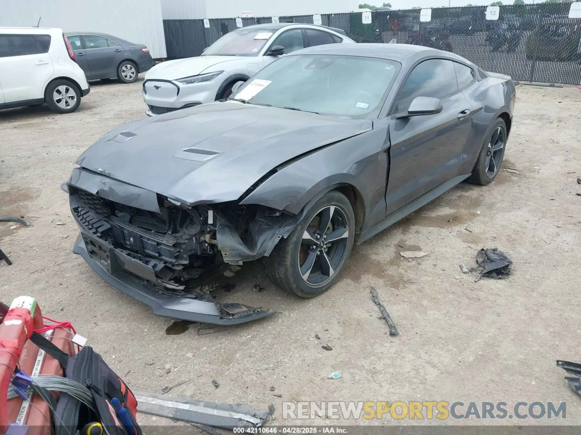 2 Photograph of a damaged car 1FA6P8TH1M5152941 FORD MUSTANG 2021