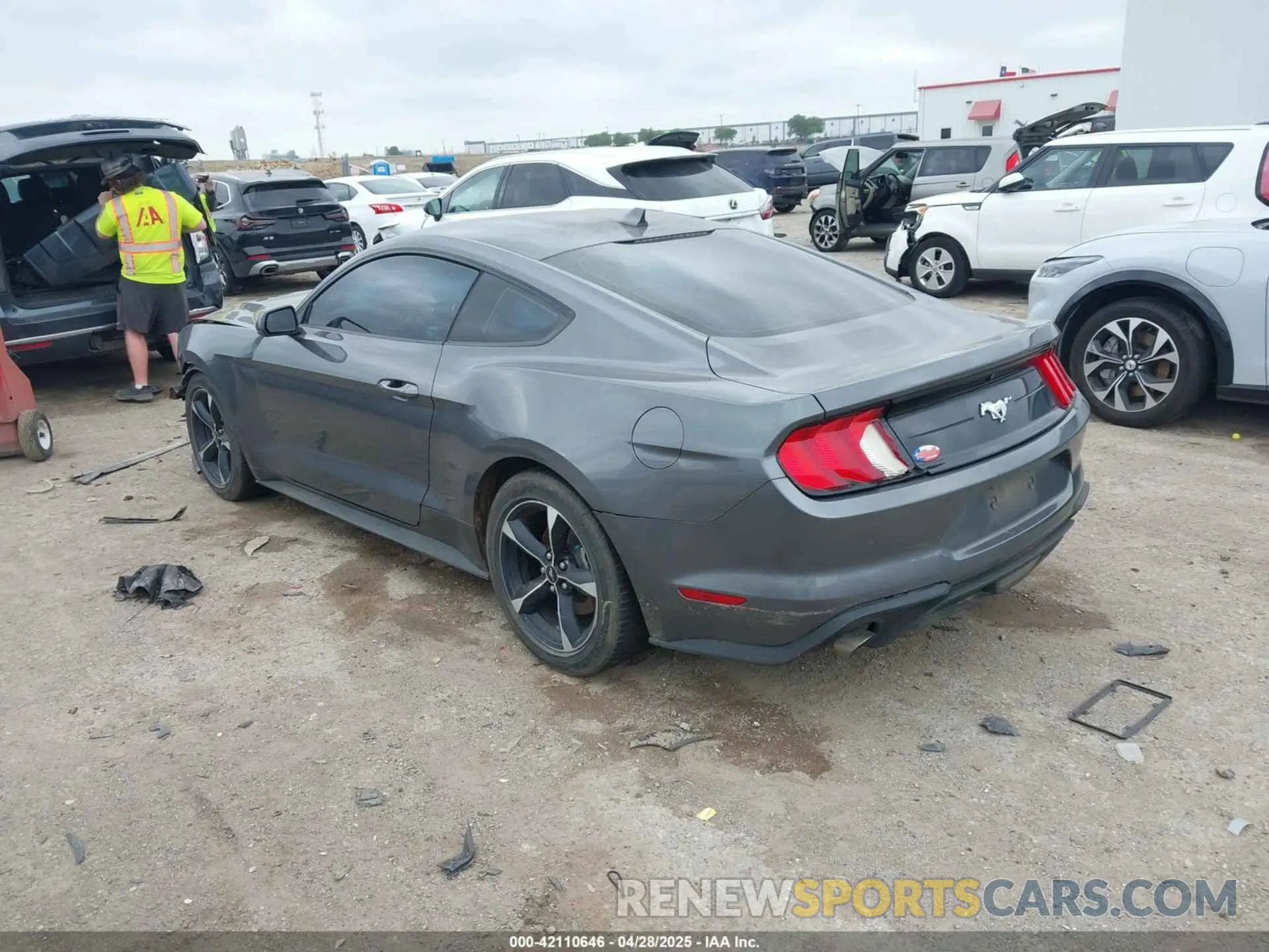 3 Photograph of a damaged car 1FA6P8TH1M5152941 FORD MUSTANG 2021