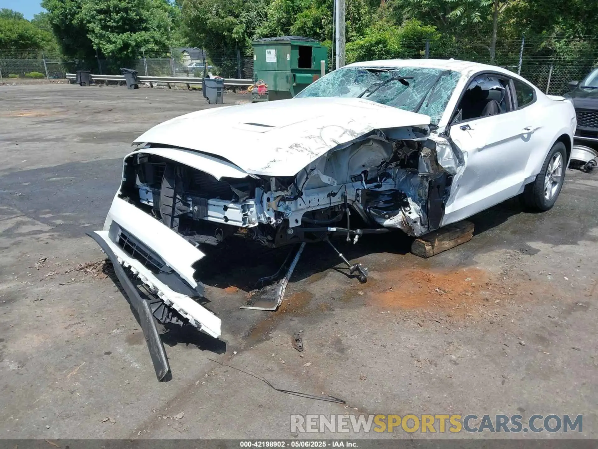 2 Photograph of a damaged car 1FA6P8TH1M5156455 FORD MUSTANG 2021