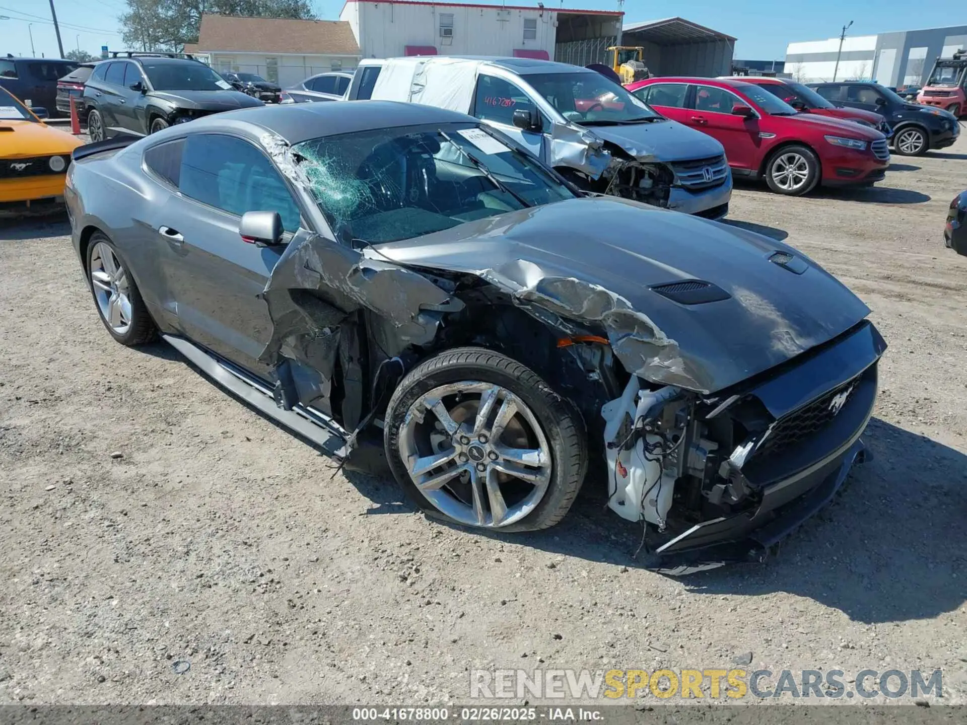 1 Photograph of a damaged car 1FA6P8TH5M5108957 FORD MUSTANG 2021