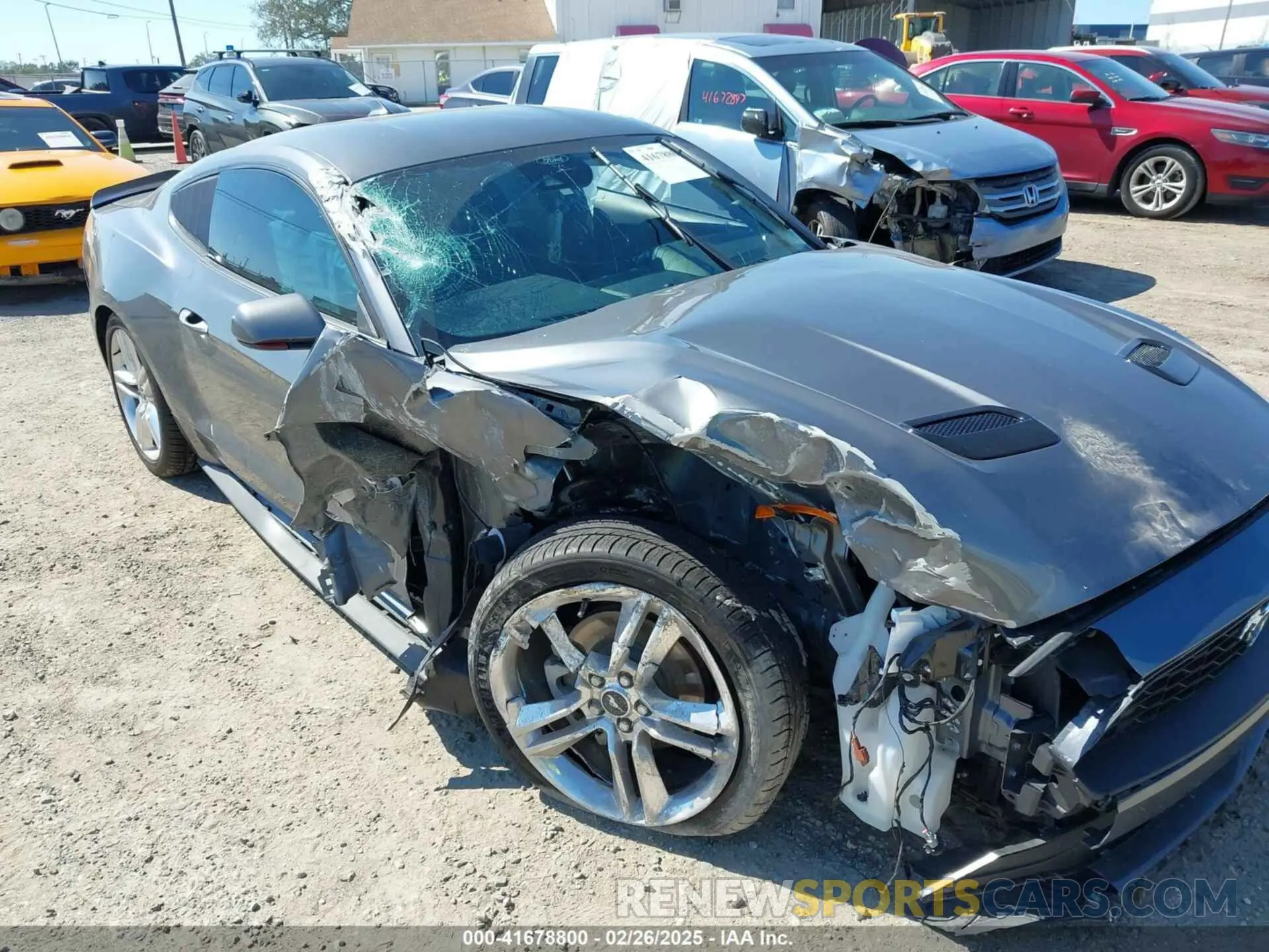 6 Photograph of a damaged car 1FA6P8TH5M5108957 FORD MUSTANG 2021