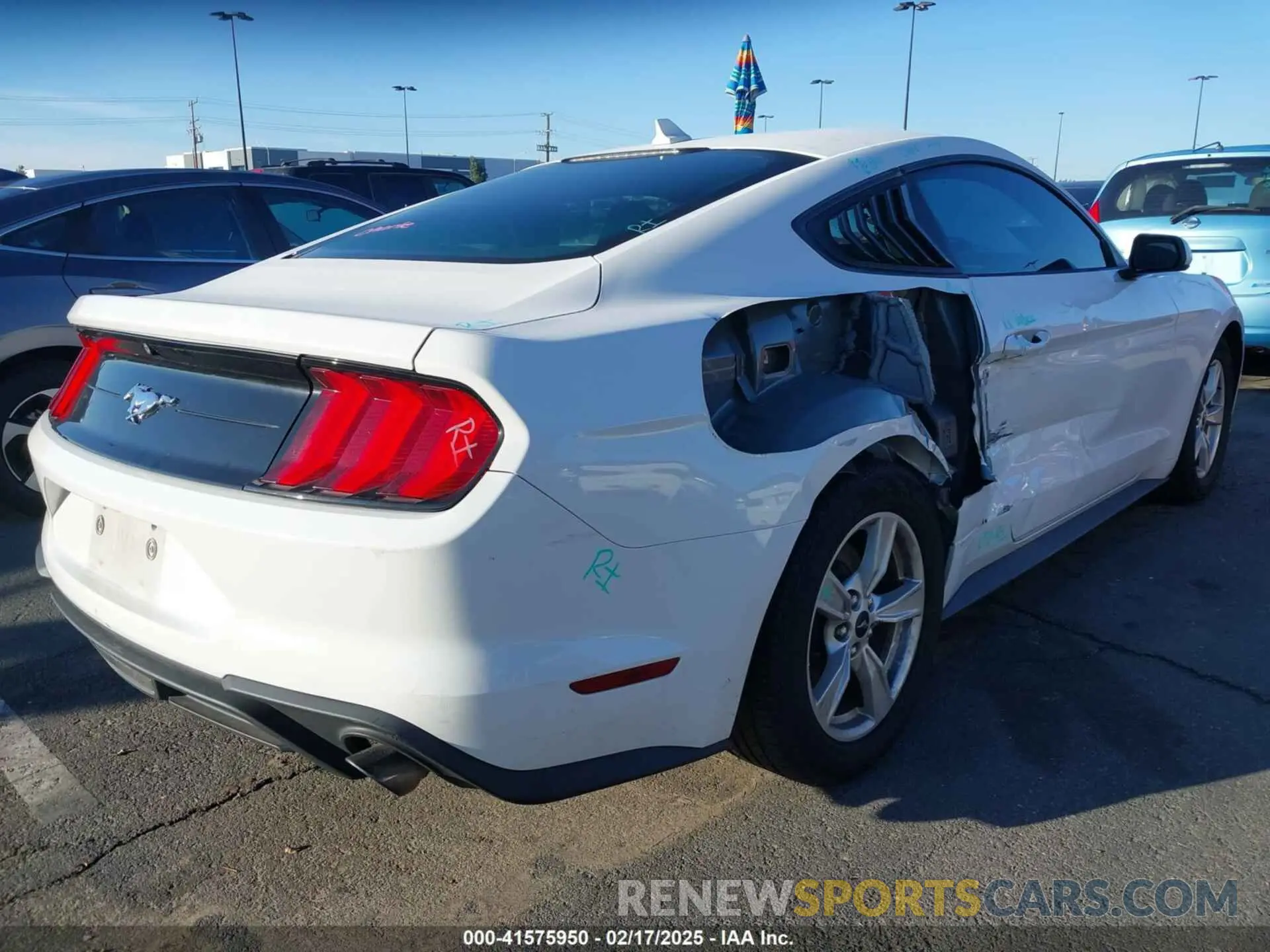 4 Photograph of a damaged car 1FA6P8TH5M5146799 FORD MUSTANG 2021