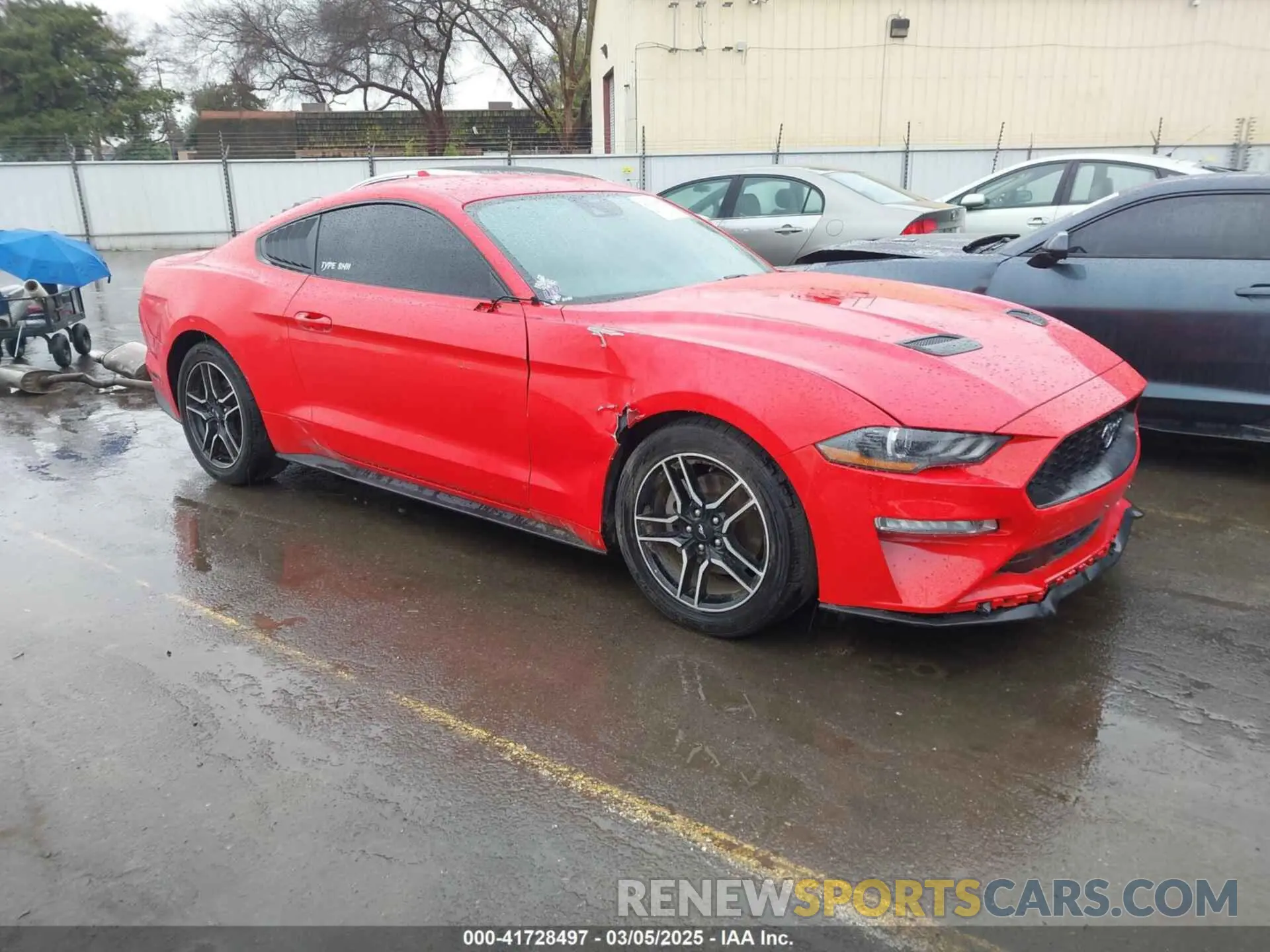 1 Photograph of a damaged car 1FA6P8TH6M5105761 FORD MUSTANG 2021