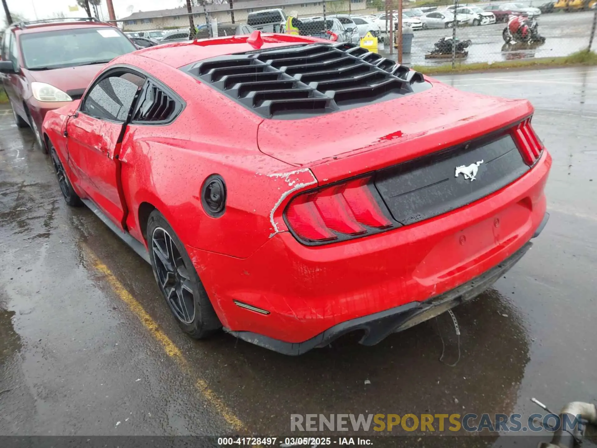 3 Photograph of a damaged car 1FA6P8TH6M5105761 FORD MUSTANG 2021