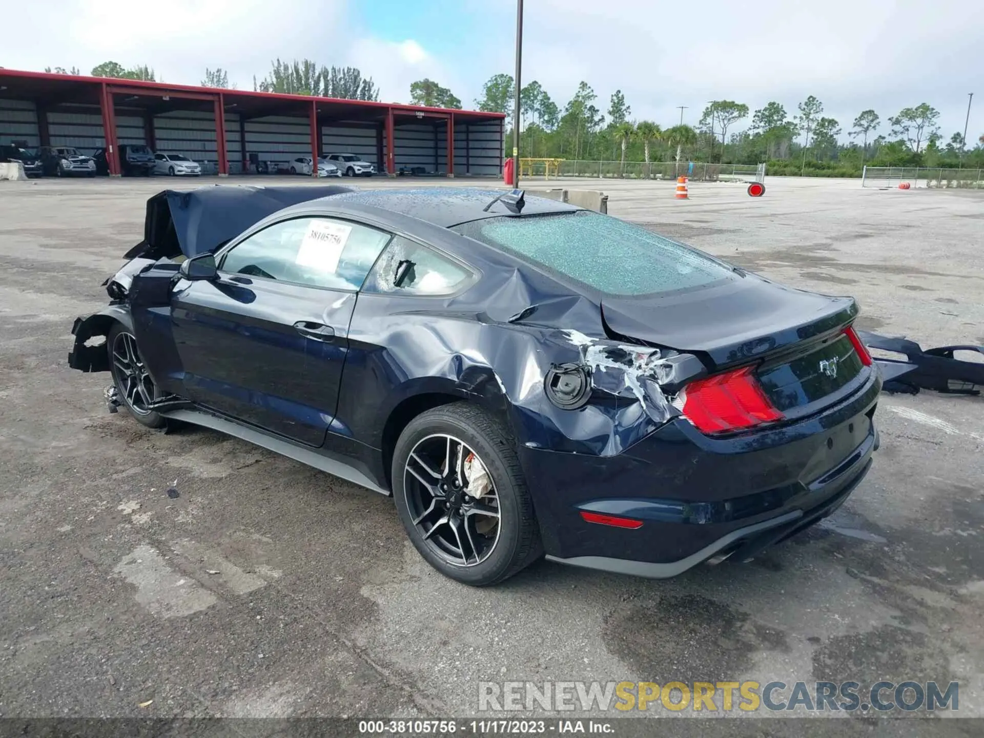 3 Photograph of a damaged car 1FA6P8TH6M5136217 FORD MUSTANG 2021