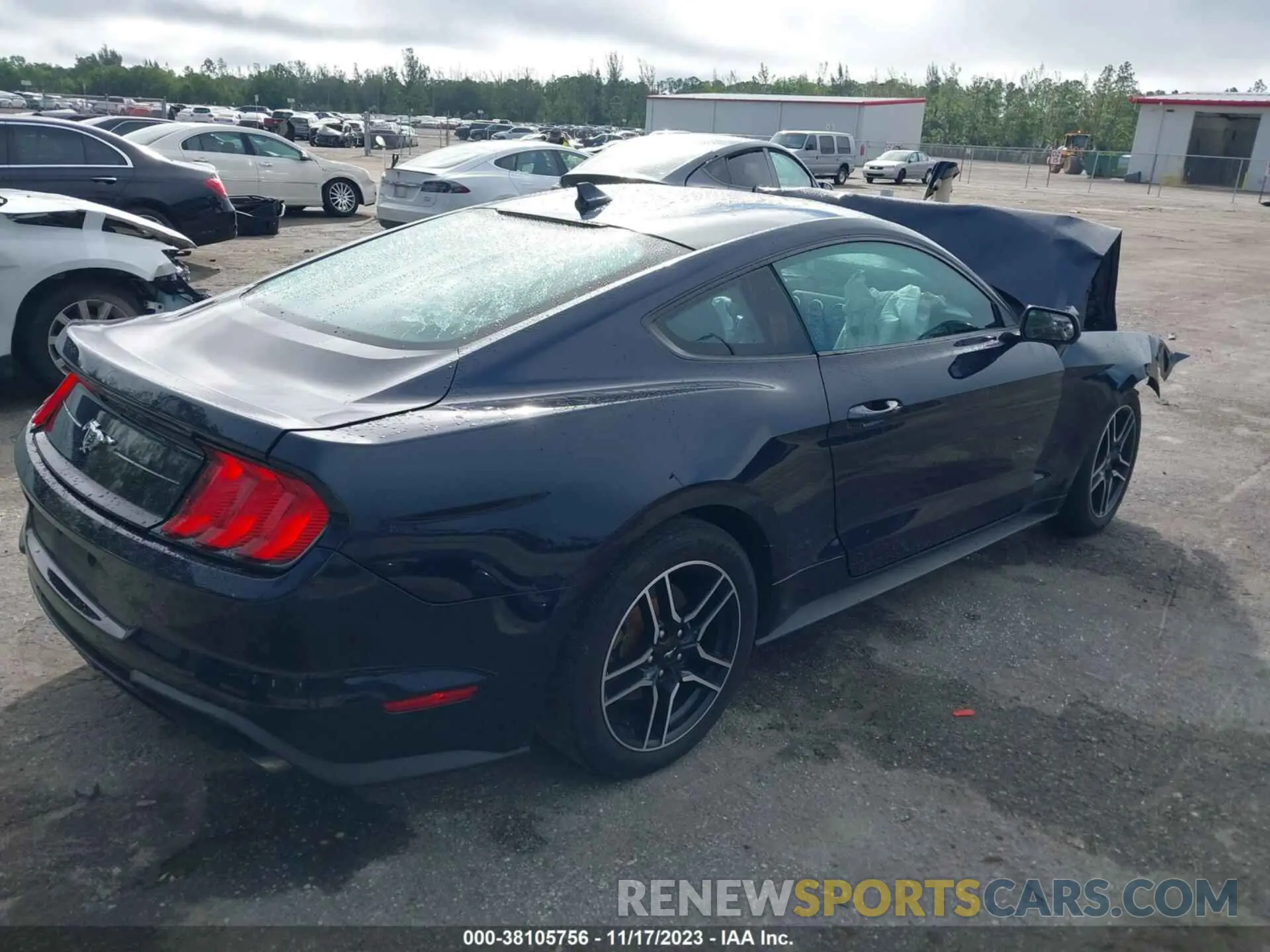 4 Photograph of a damaged car 1FA6P8TH6M5136217 FORD MUSTANG 2021