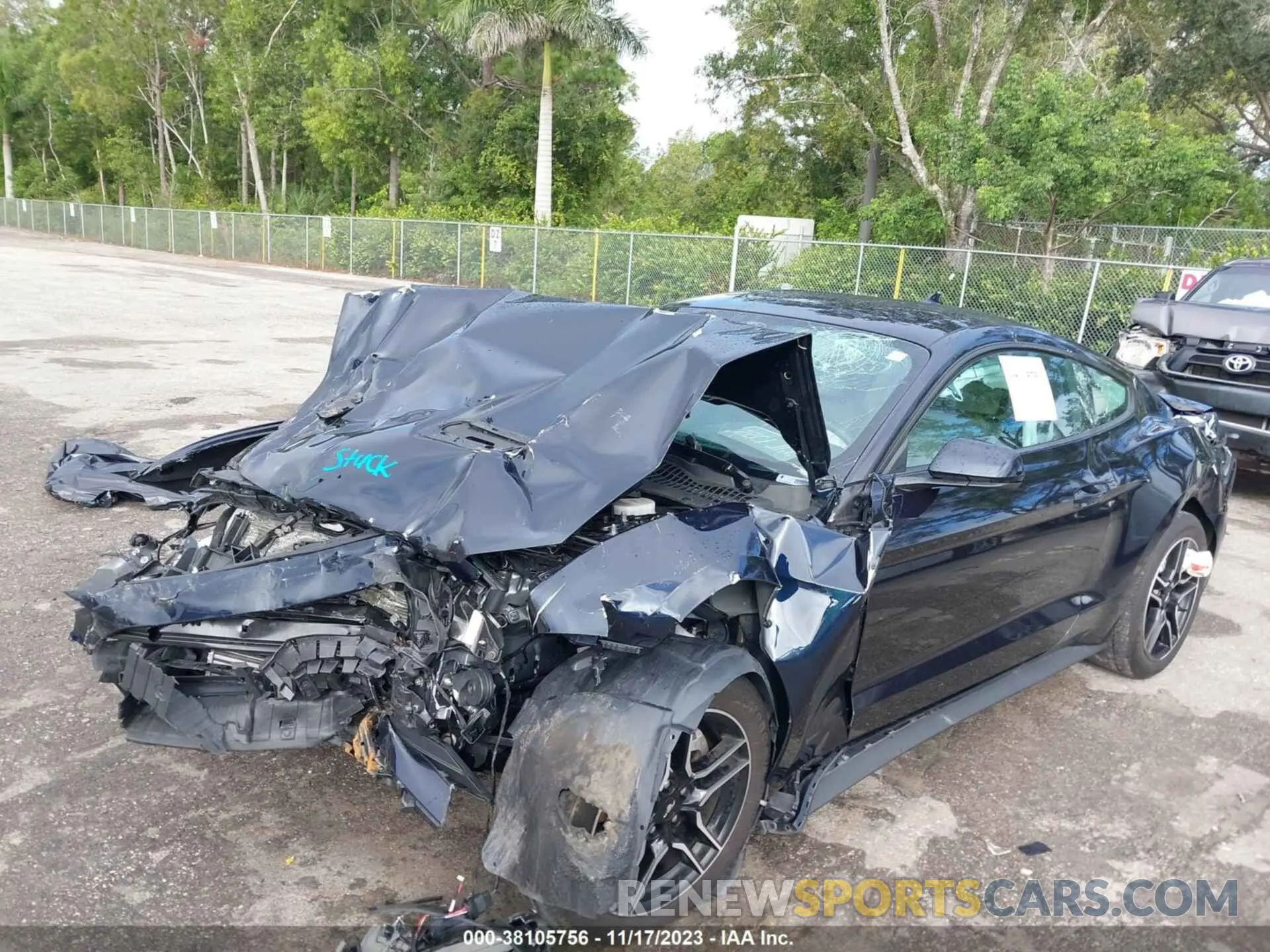 6 Photograph of a damaged car 1FA6P8TH6M5136217 FORD MUSTANG 2021