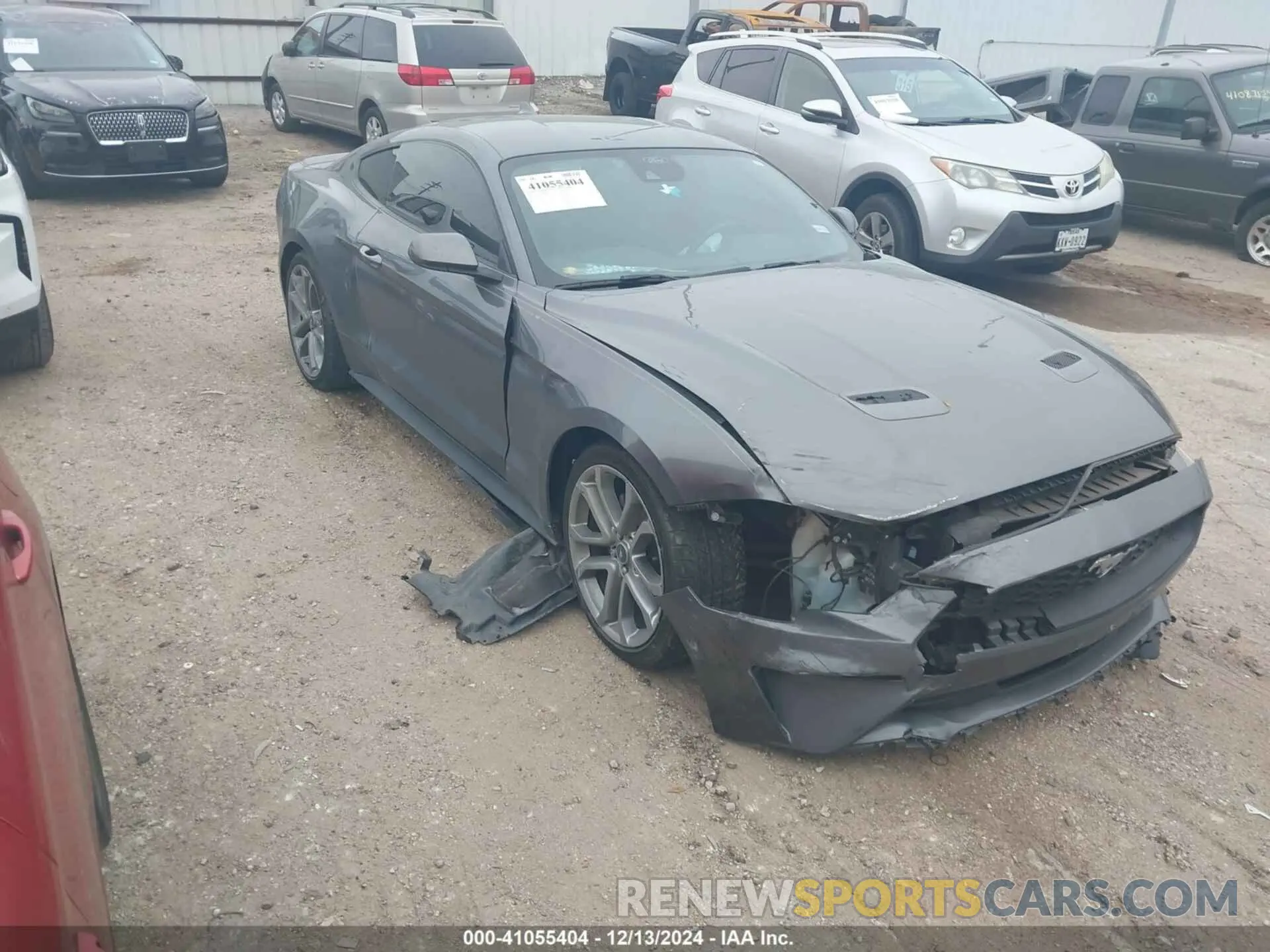 1 Photograph of a damaged car 1FA6P8TH6M5138470 FORD MUSTANG 2021