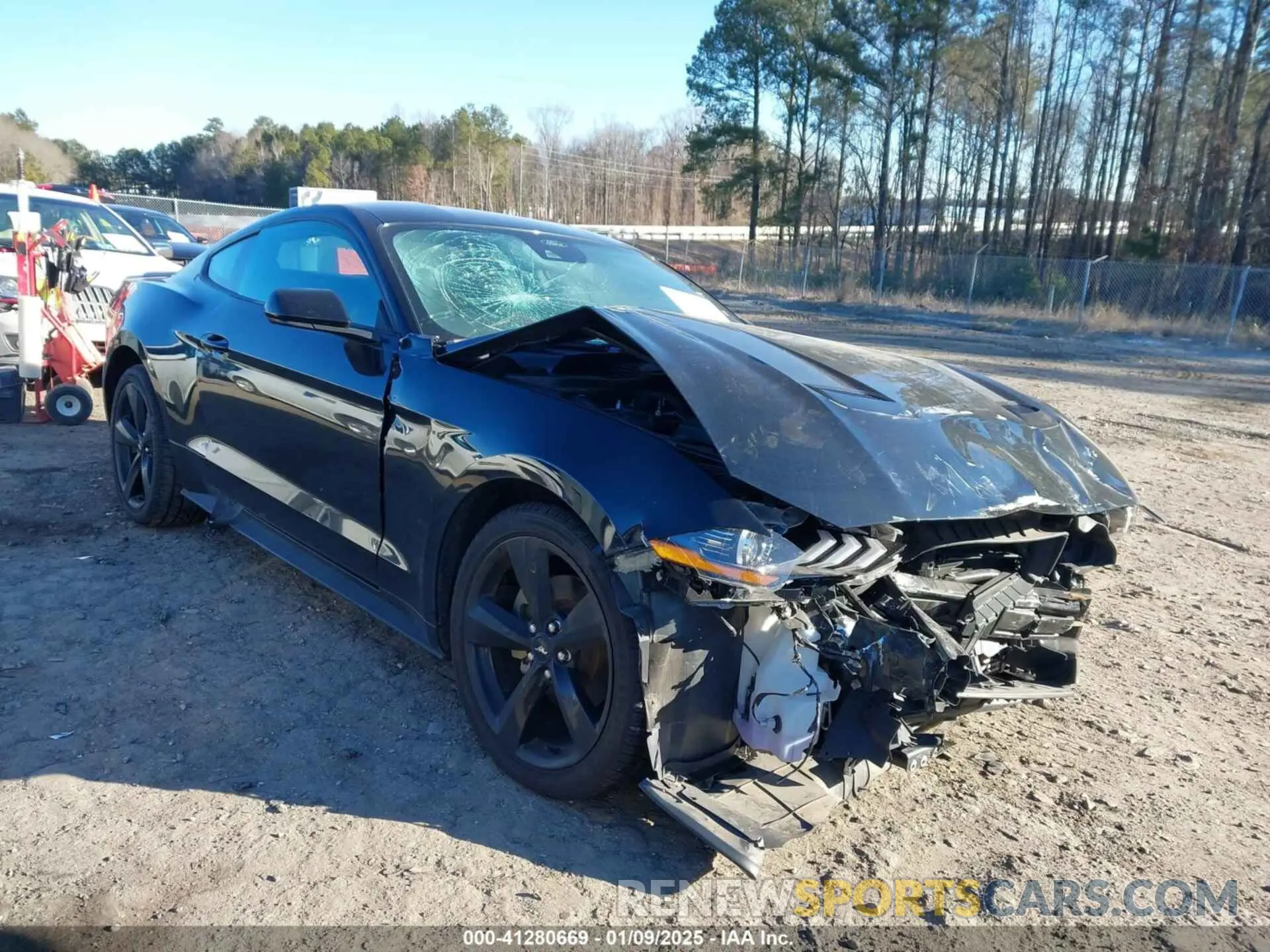 1 Photograph of a damaged car 1FA6P8TH7M5120138 FORD MUSTANG 2021
