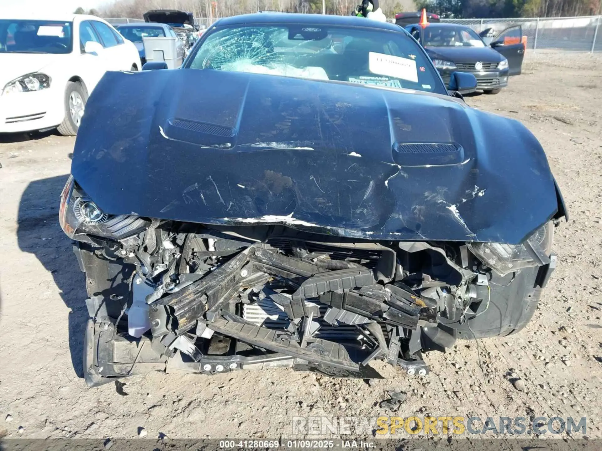 18 Photograph of a damaged car 1FA6P8TH7M5120138 FORD MUSTANG 2021