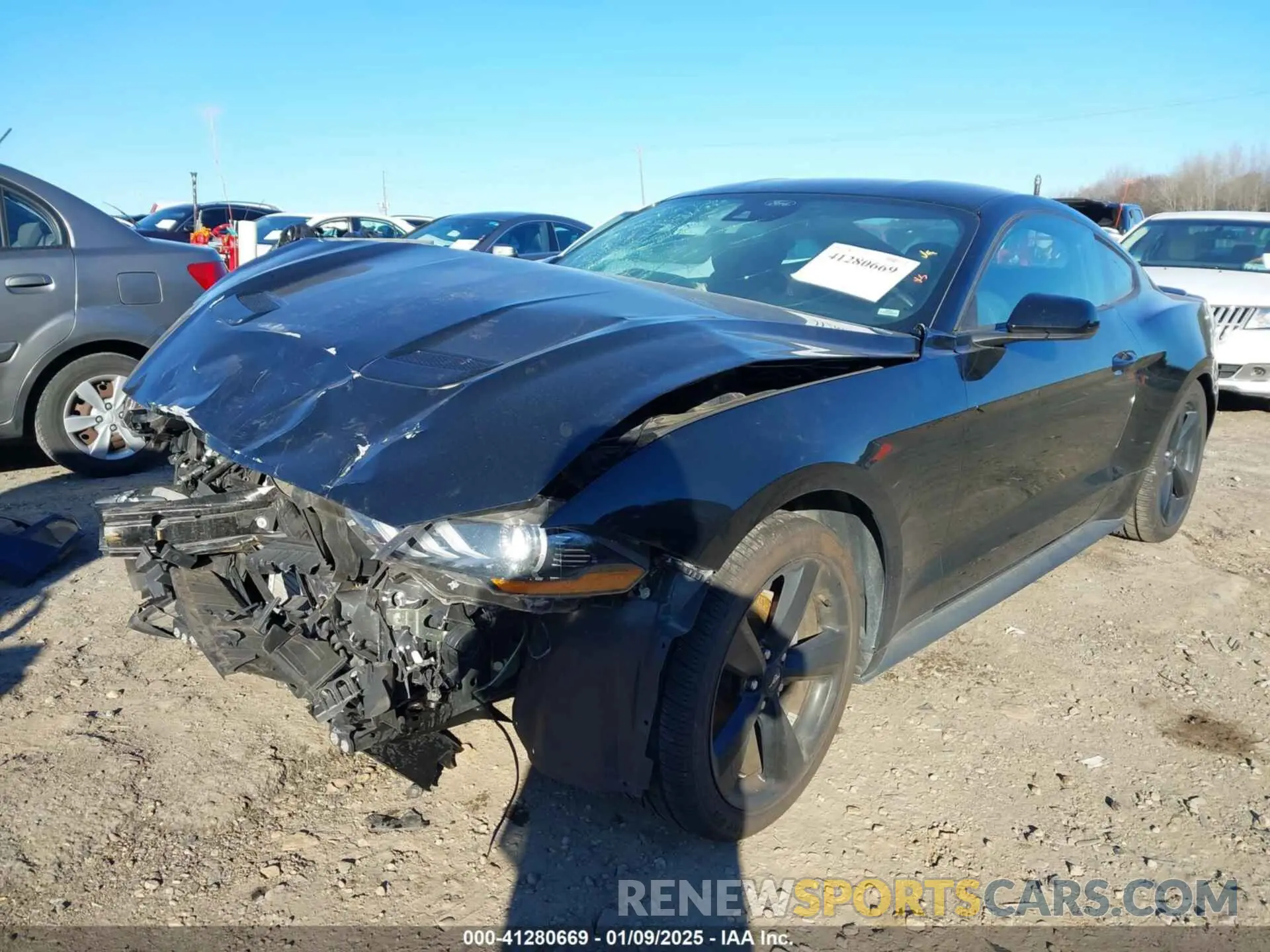 2 Photograph of a damaged car 1FA6P8TH7M5120138 FORD MUSTANG 2021