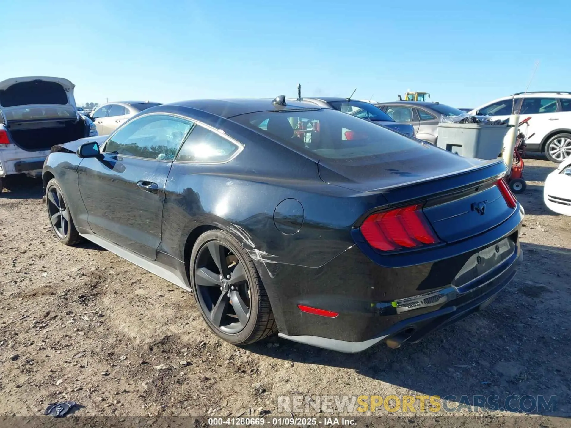 3 Photograph of a damaged car 1FA6P8TH7M5120138 FORD MUSTANG 2021
