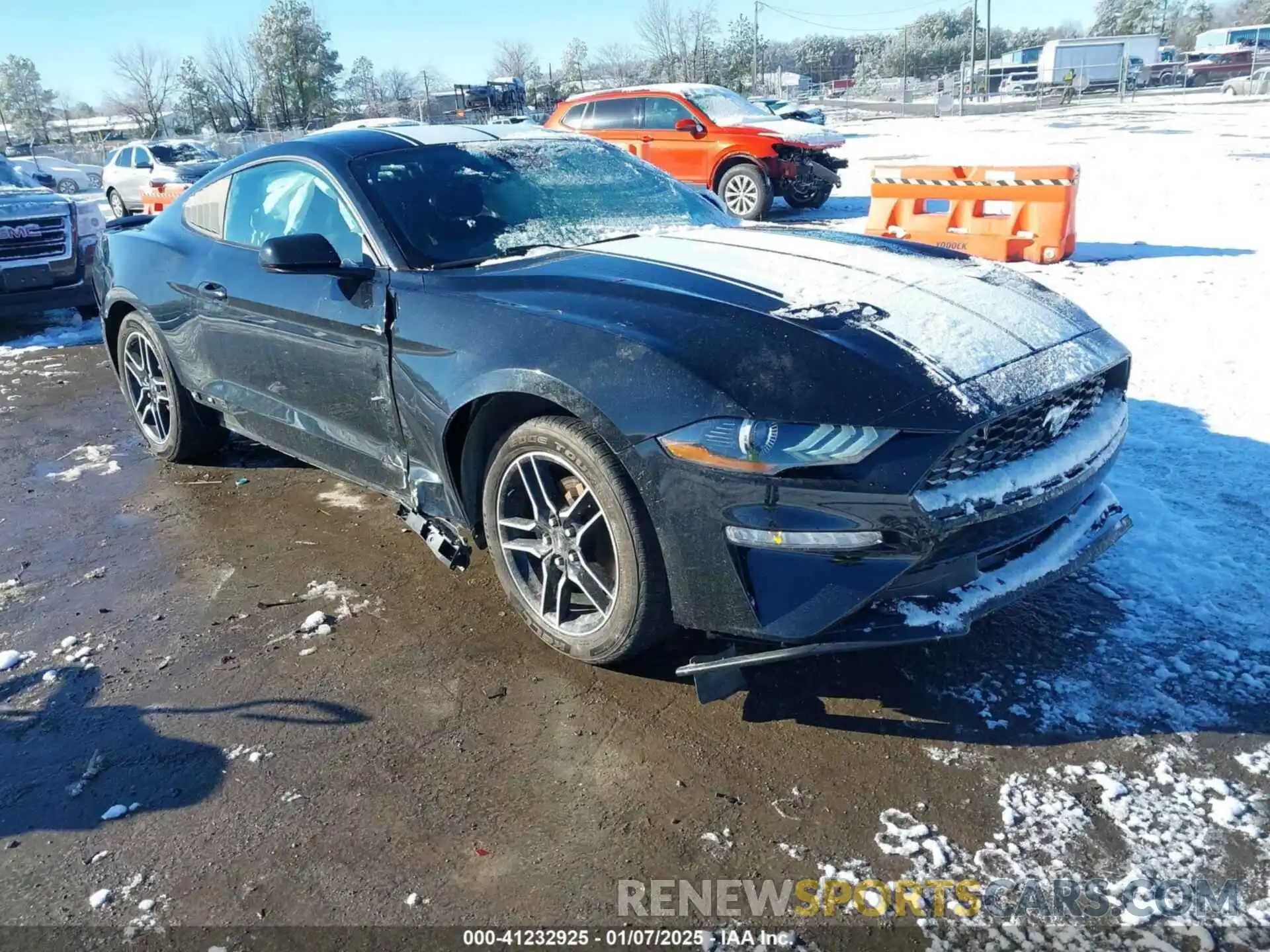 1 Photograph of a damaged car 1FA6P8TH7M5129079 FORD MUSTANG 2021