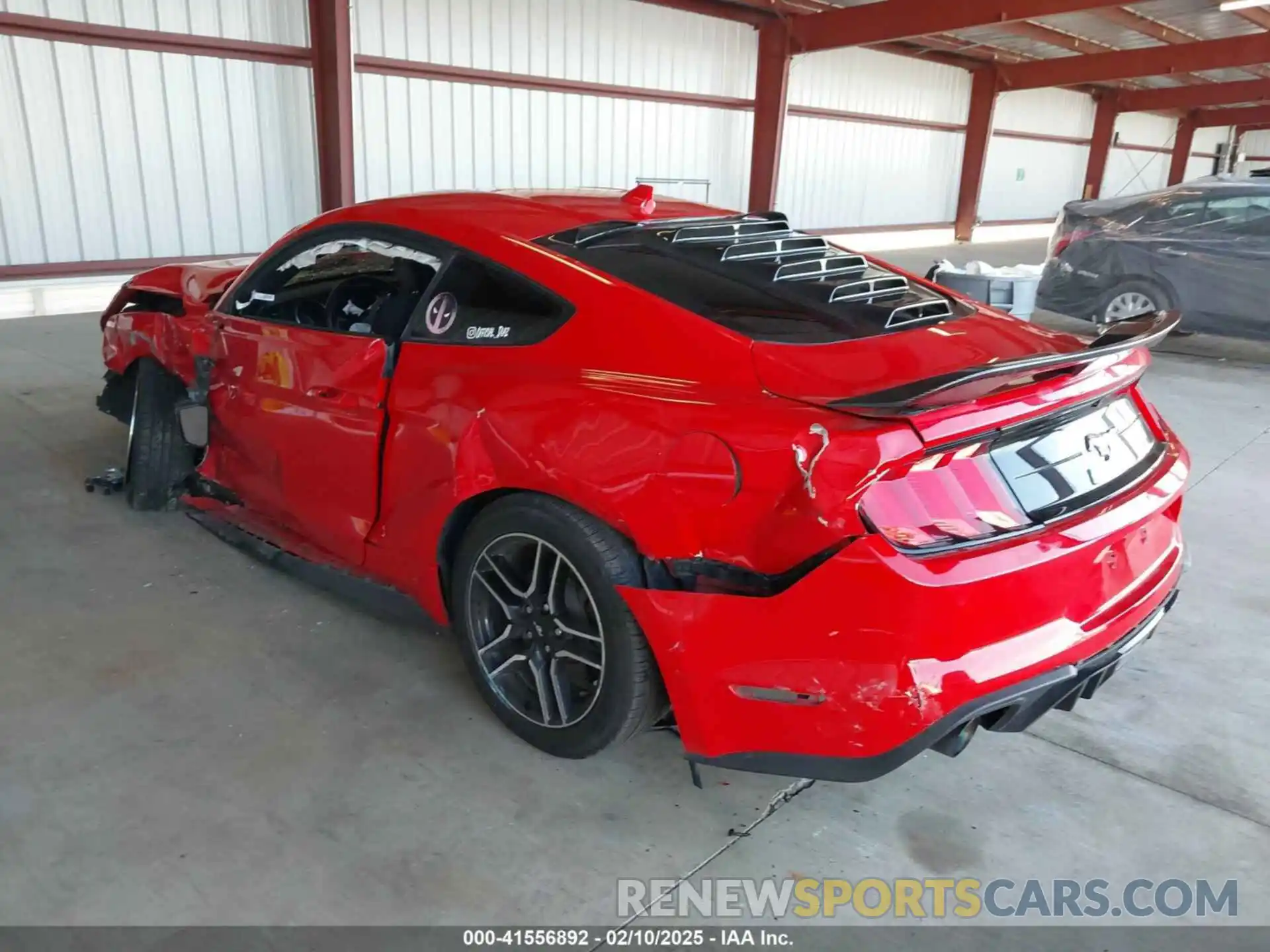 3 Photograph of a damaged car 1FA6P8TH7M5134699 FORD MUSTANG 2021