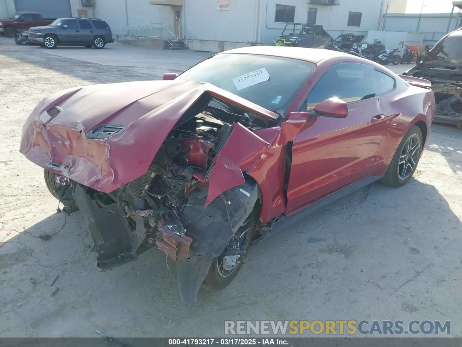 2 Photograph of a damaged car 1FA6P8TH8M5101579 FORD MUSTANG 2021