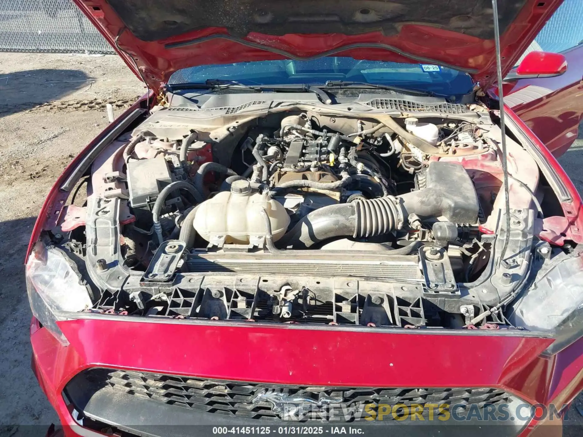 10 Photograph of a damaged car 1FA6P8TH8M5129026 FORD MUSTANG 2021