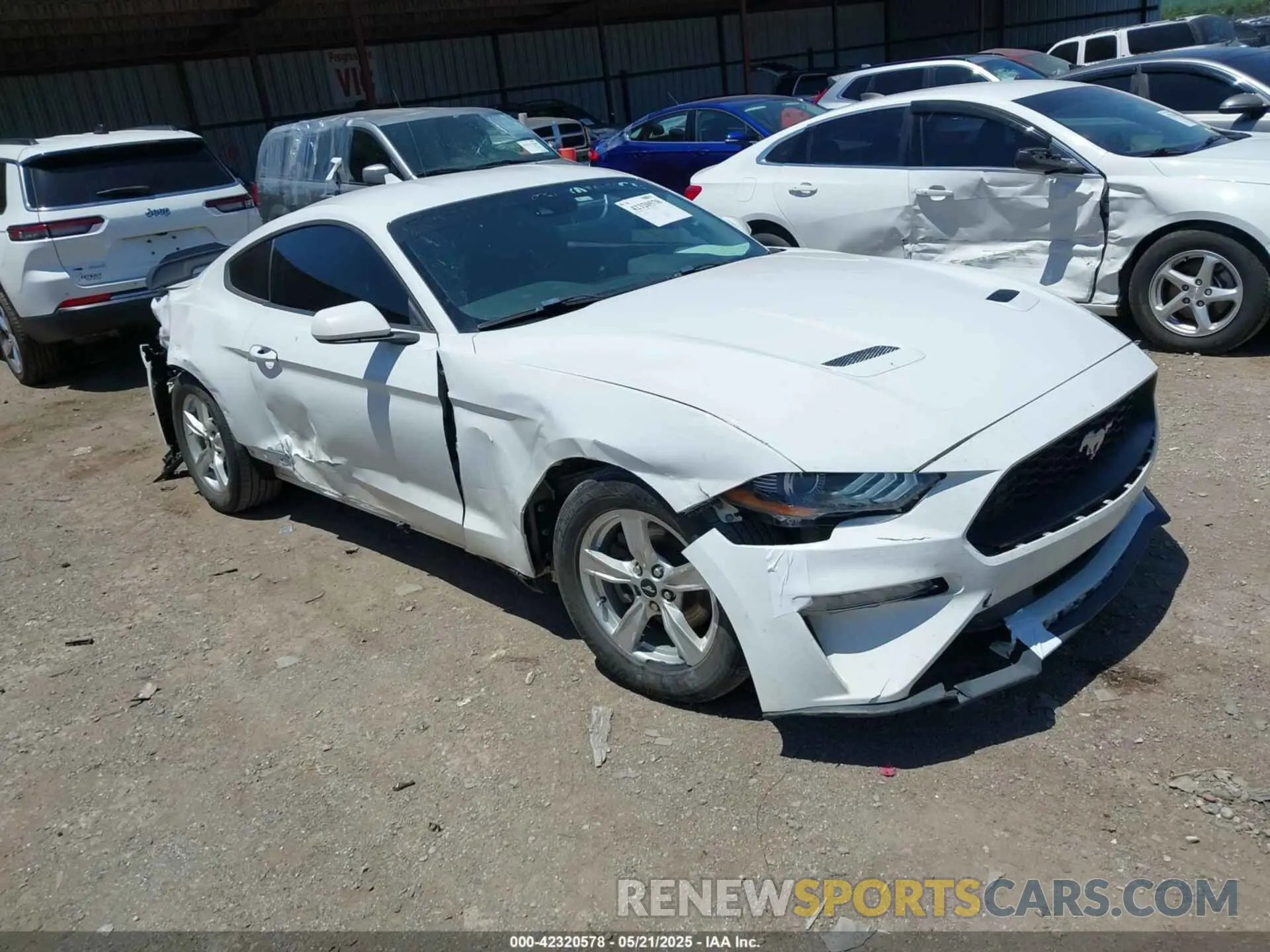 1 Photograph of a damaged car 1FA6P8TH8M5146814 FORD MUSTANG 2021