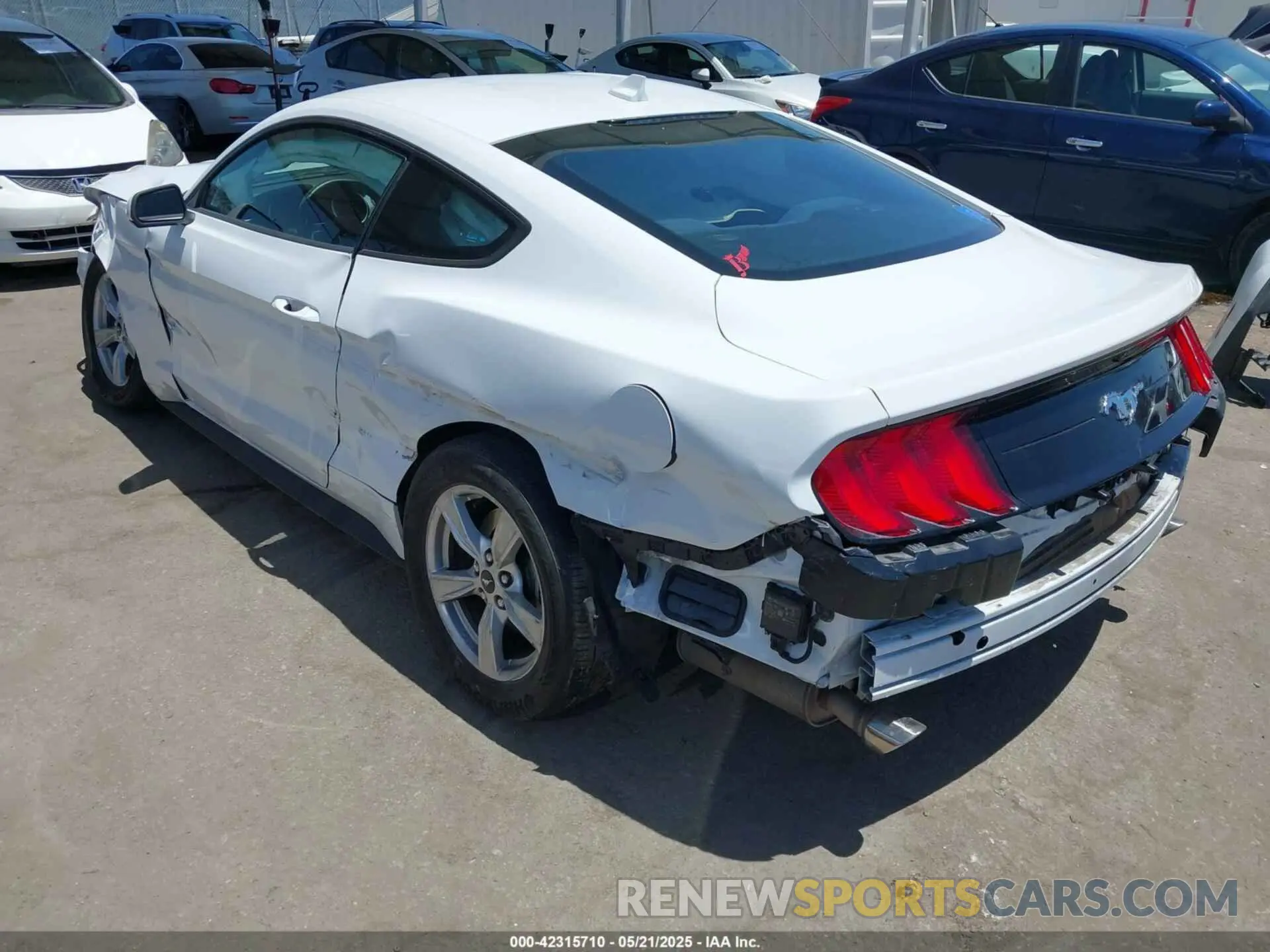 3 Photograph of a damaged car 1FA6P8TH8M5157702 FORD MUSTANG 2021