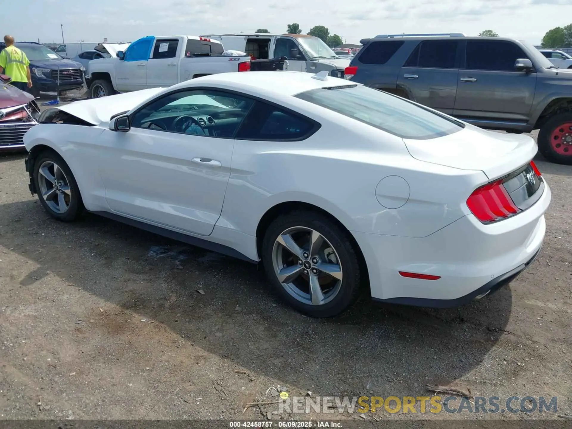3 Photograph of a damaged car 1FA6P8THXM5153232 FORD MUSTANG 2021