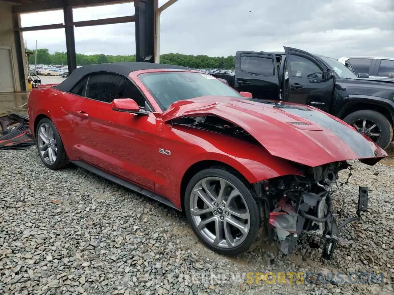 4 Photograph of a damaged car 1FATP8FF7M5156828 FORD MUSTANG 2021