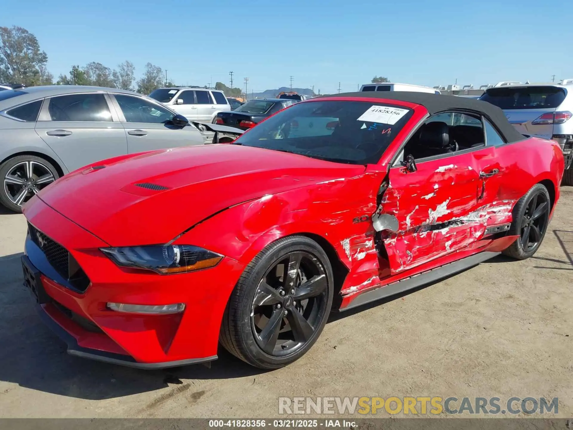 2 Photograph of a damaged car 1FATP8FFXM5115562 FORD MUSTANG 2021
