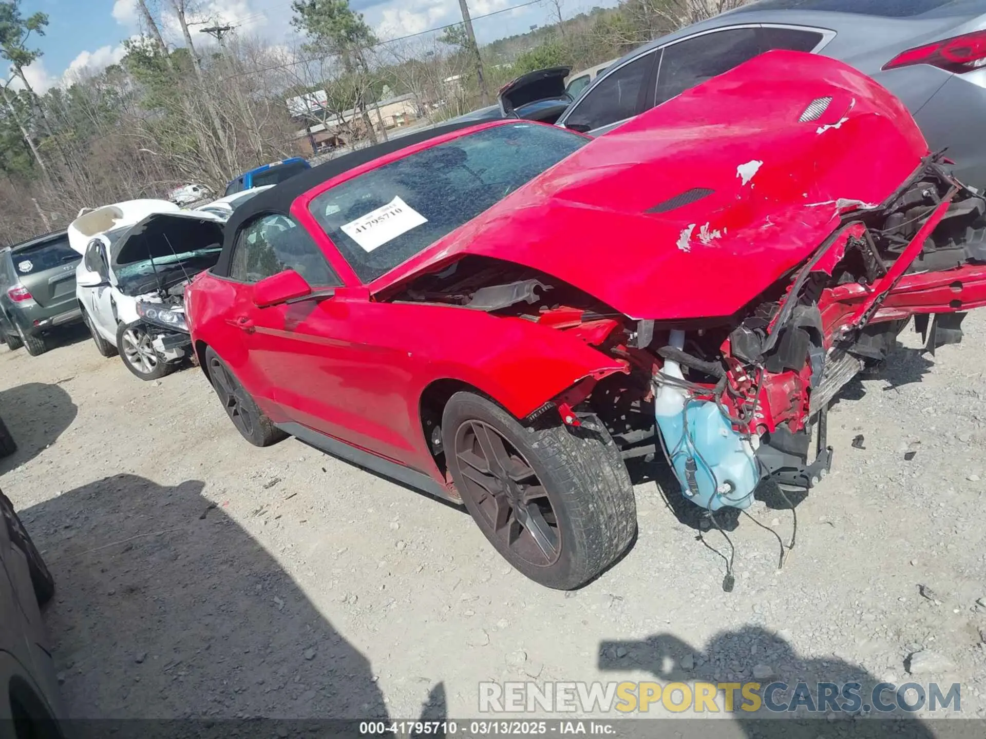 1 Photograph of a damaged car 1FATP8UH0M5107751 FORD MUSTANG 2021
