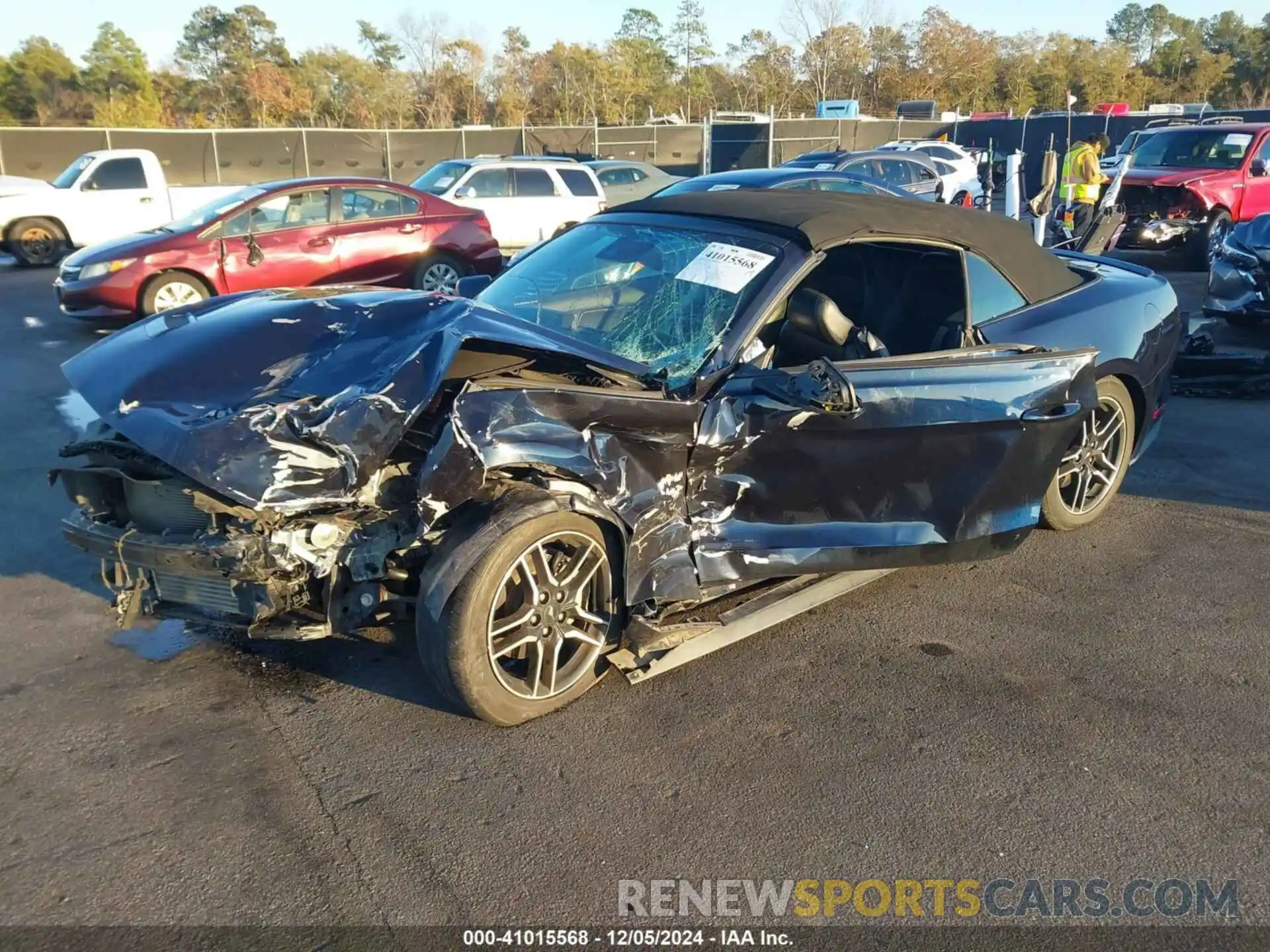 2 Photograph of a damaged car 1FATP8UH1M5116099 FORD MUSTANG 2021