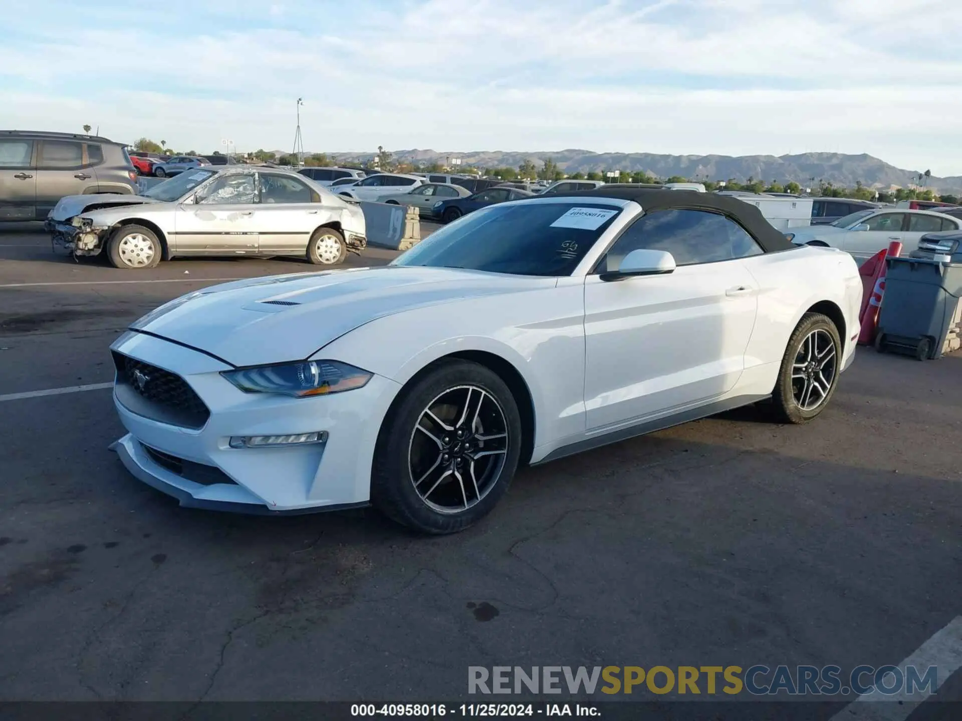 2 Photograph of a damaged car 1FATP8UH2M5120338 FORD MUSTANG 2021