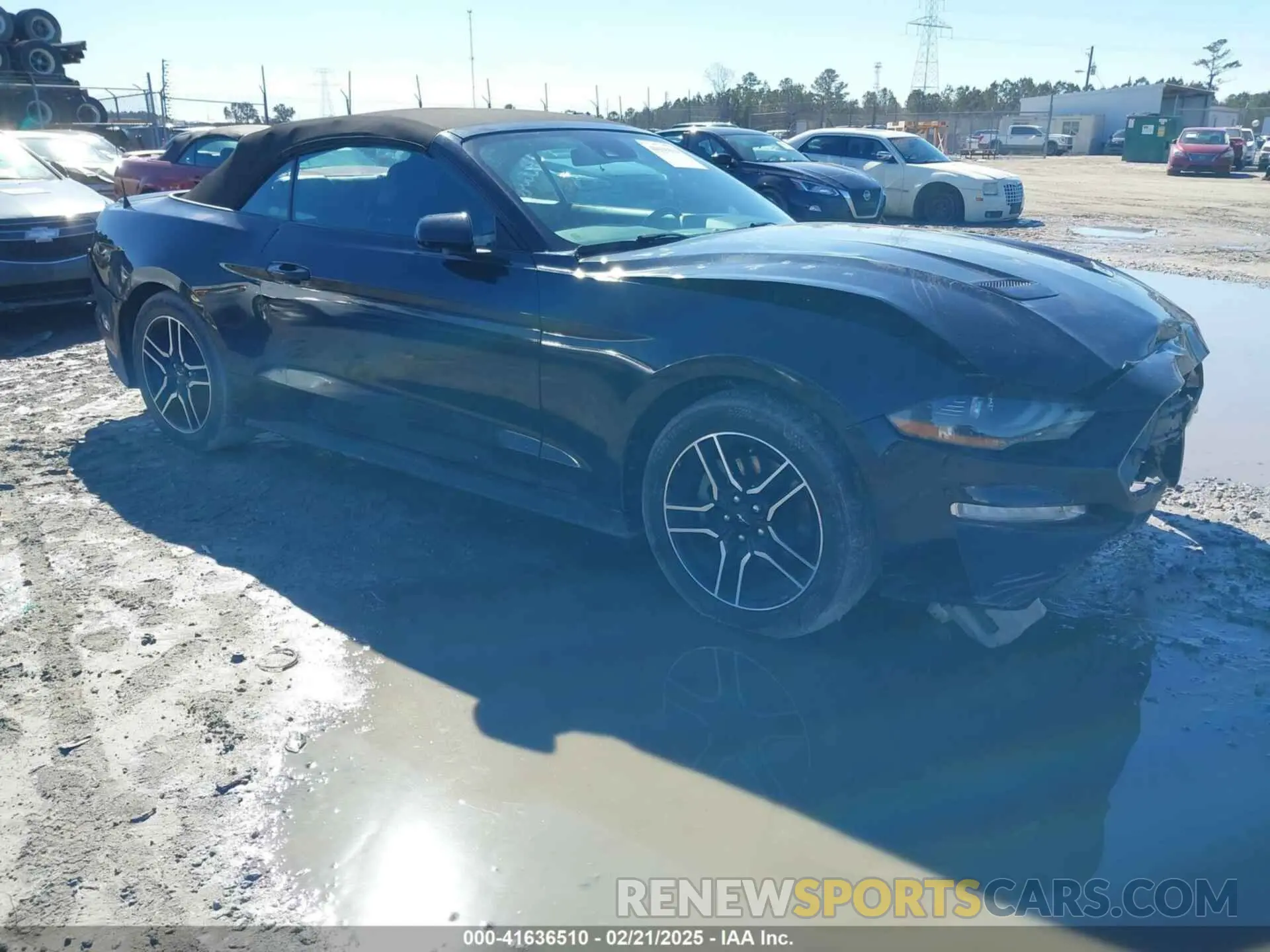 1 Photograph of a damaged car 1FATP8UH4M5109003 FORD MUSTANG 2021