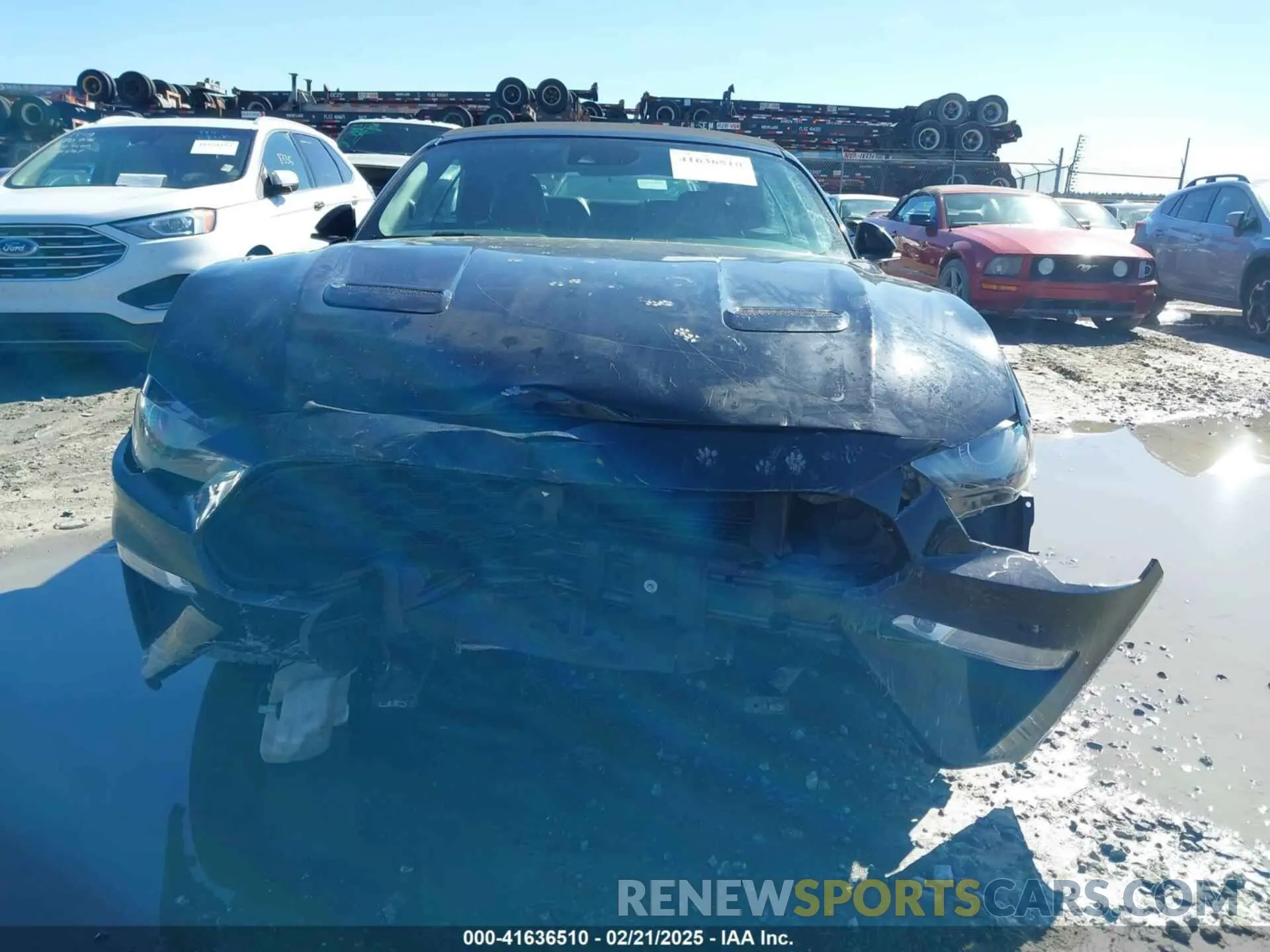 13 Photograph of a damaged car 1FATP8UH4M5109003 FORD MUSTANG 2021