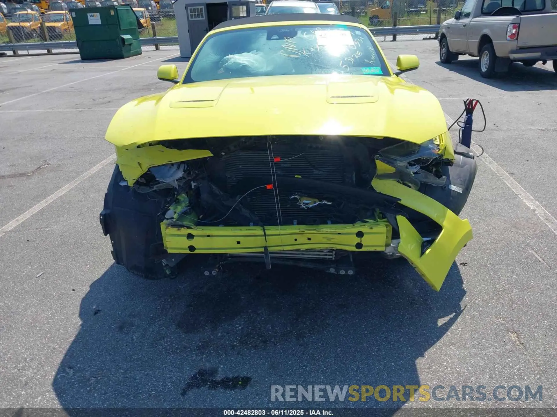 12 Photograph of a damaged car 1FATP8UH4M5110331 FORD MUSTANG 2021