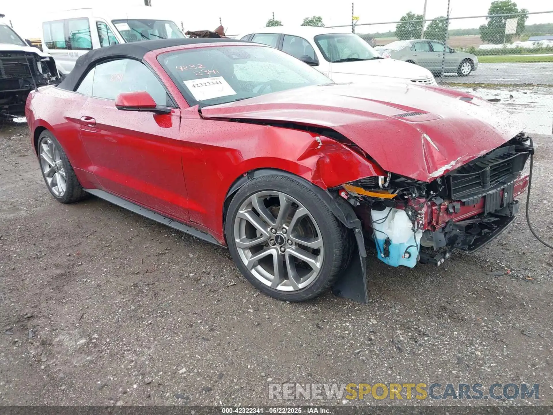 1 Photograph of a damaged car 1FATP8UH4M5122897 FORD MUSTANG 2021