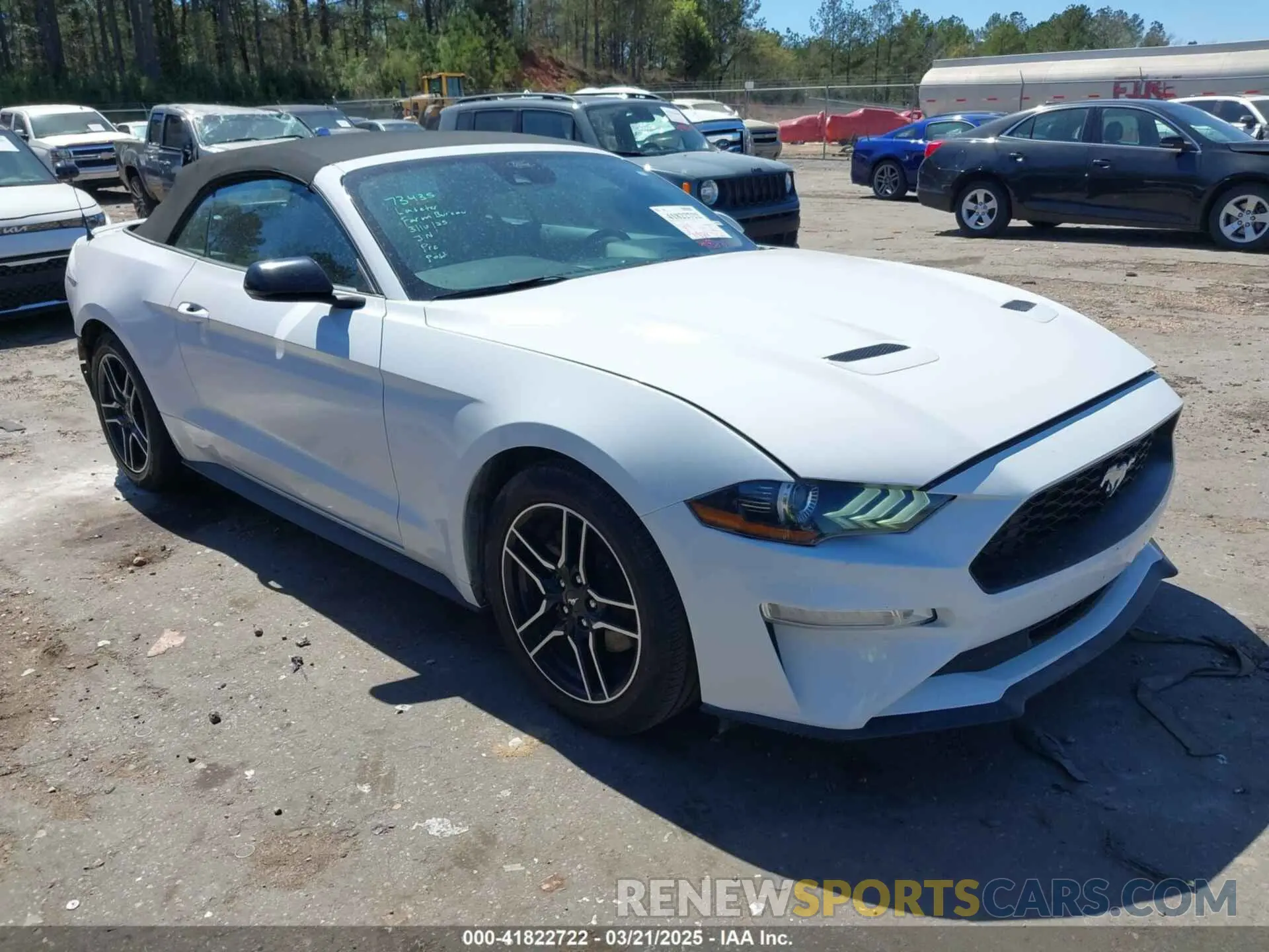 1 Photograph of a damaged car 1FATP8UH6M5103056 FORD MUSTANG 2021