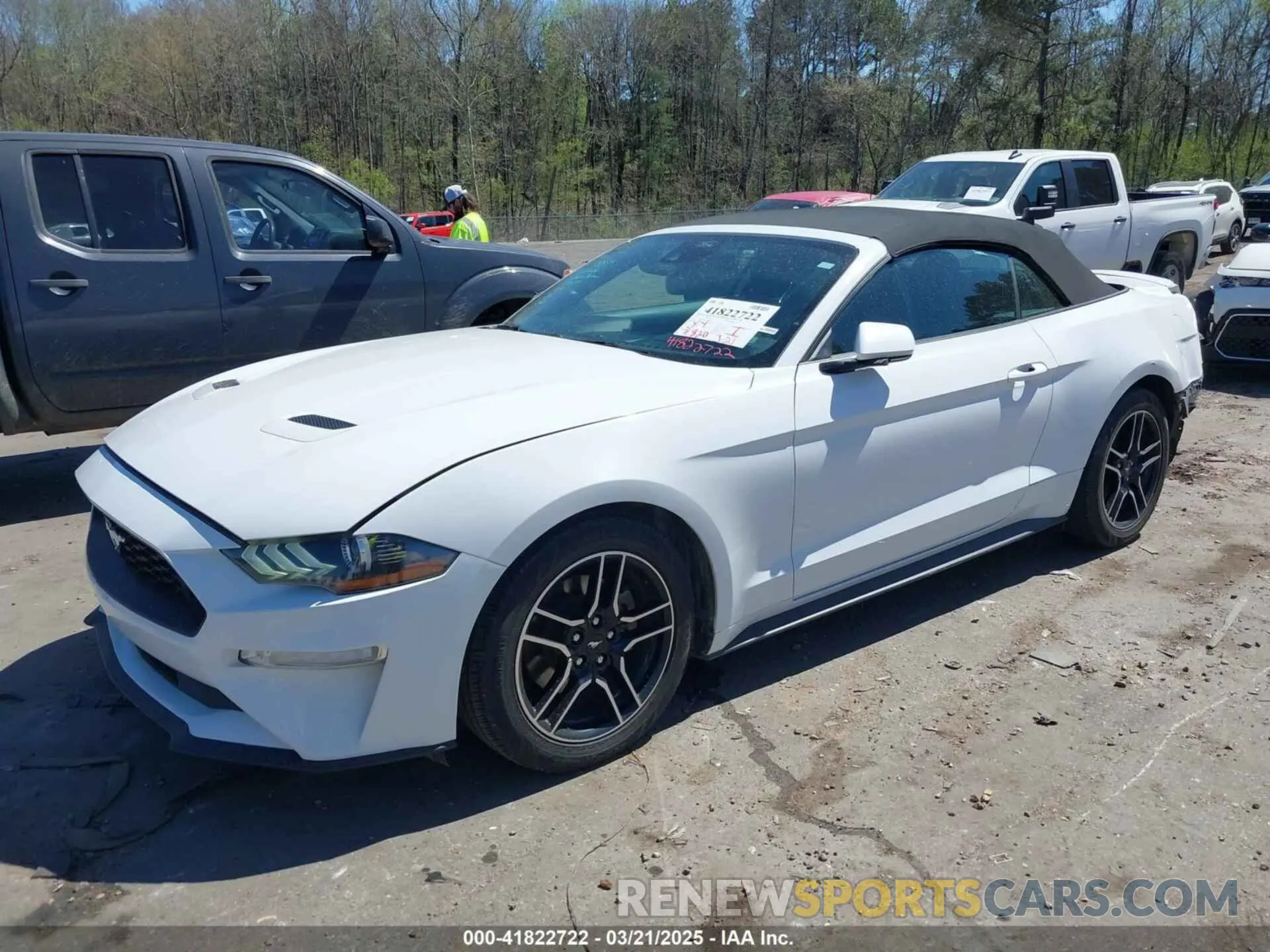 2 Photograph of a damaged car 1FATP8UH6M5103056 FORD MUSTANG 2021
