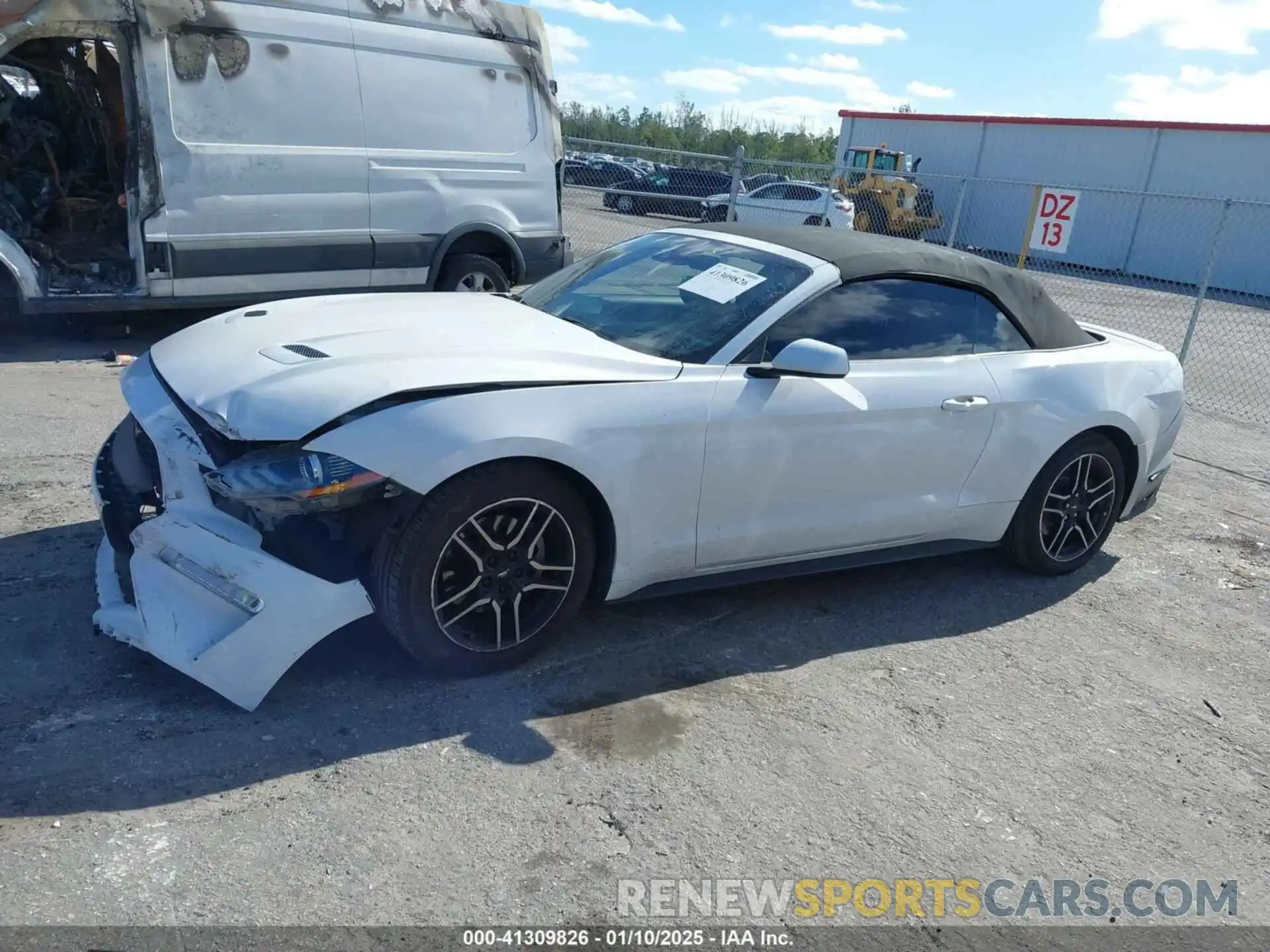 14 Photograph of a damaged car 1FATP8UH7M5100201 FORD MUSTANG 2021