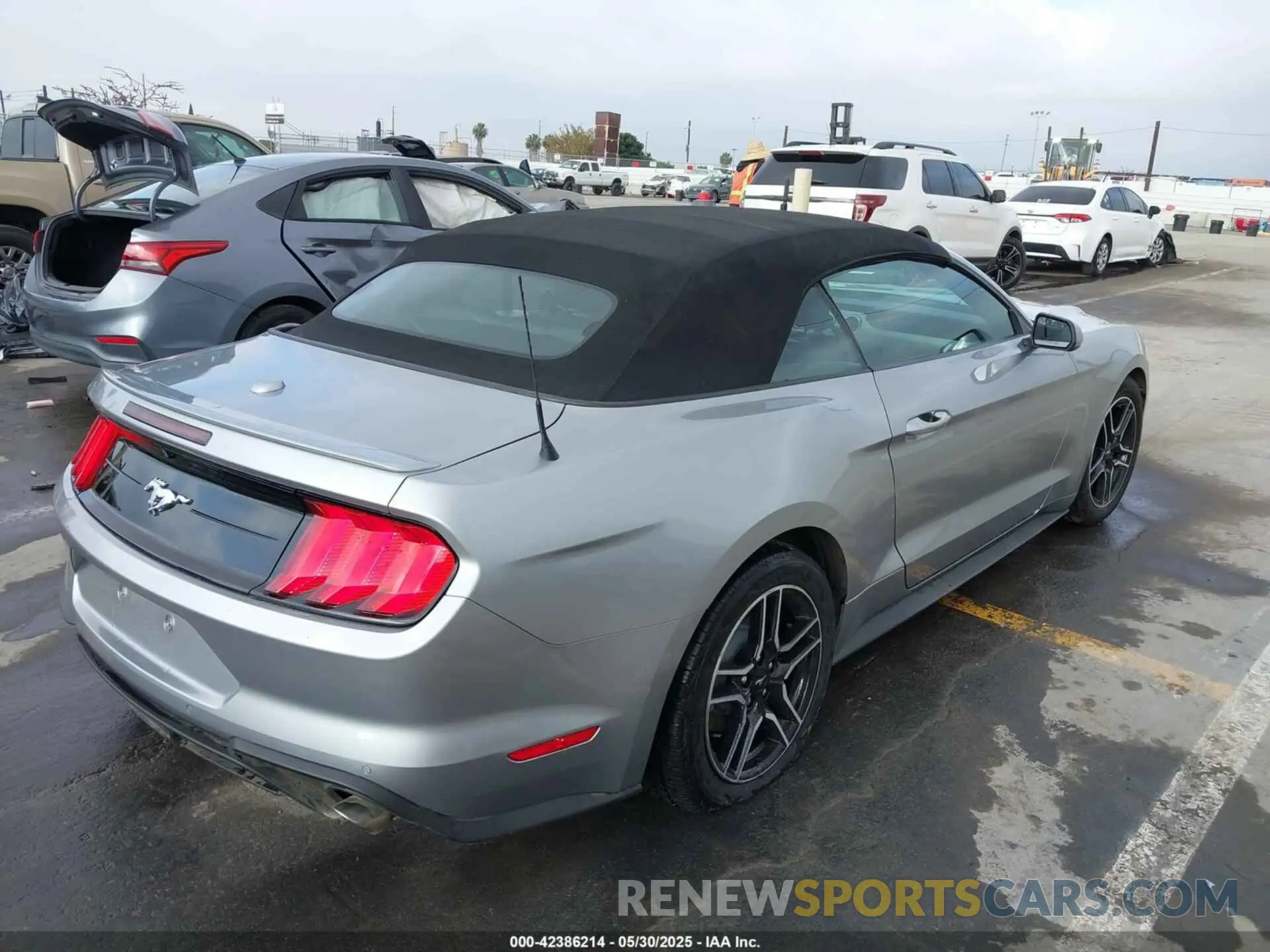 4 Photograph of a damaged car 1FATP8UH7M5115605 FORD MUSTANG 2021