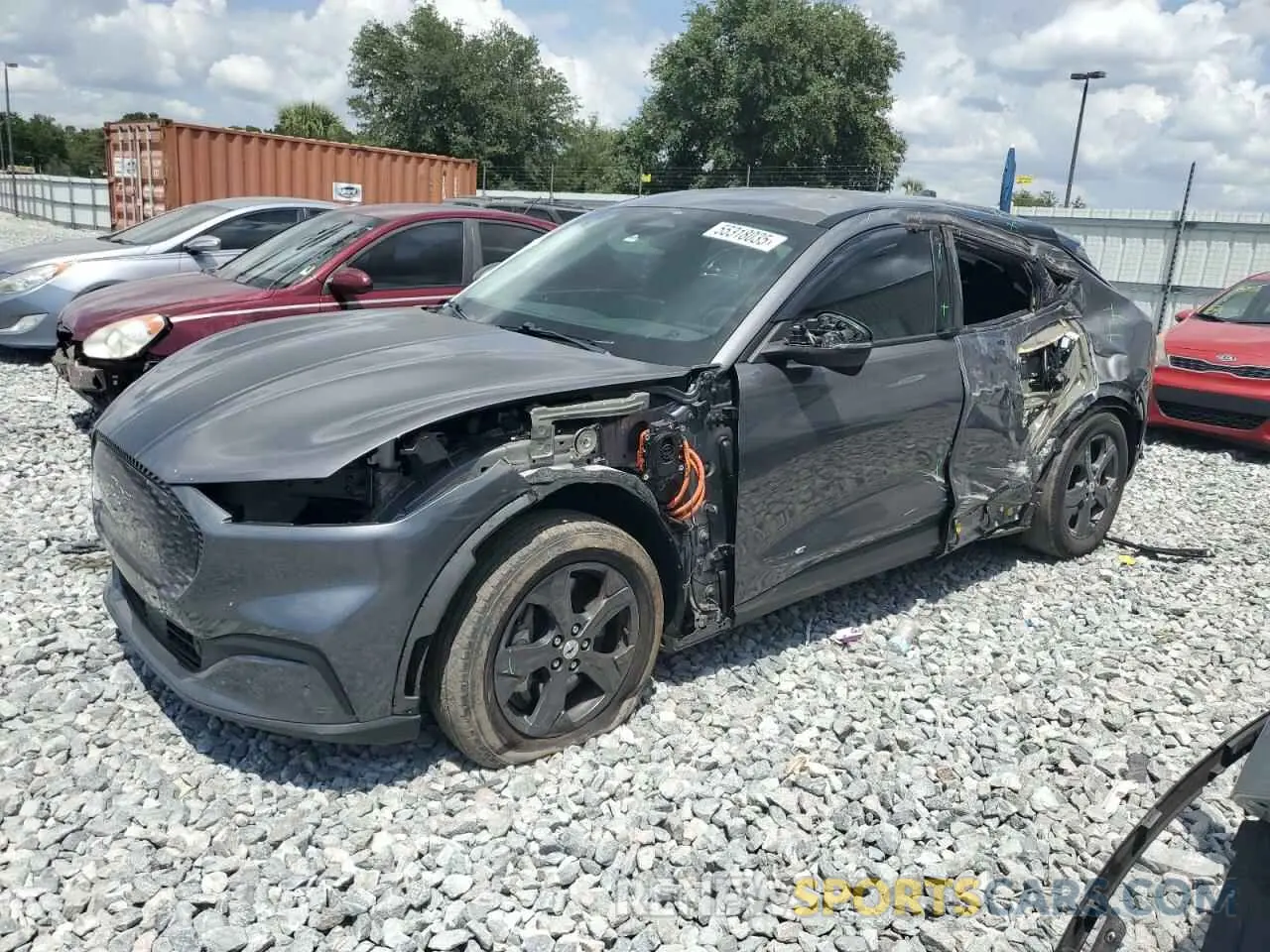 1 Photograph of a damaged car 3FMTK1RM8MMA28663 FORD MUSTANG 2021
