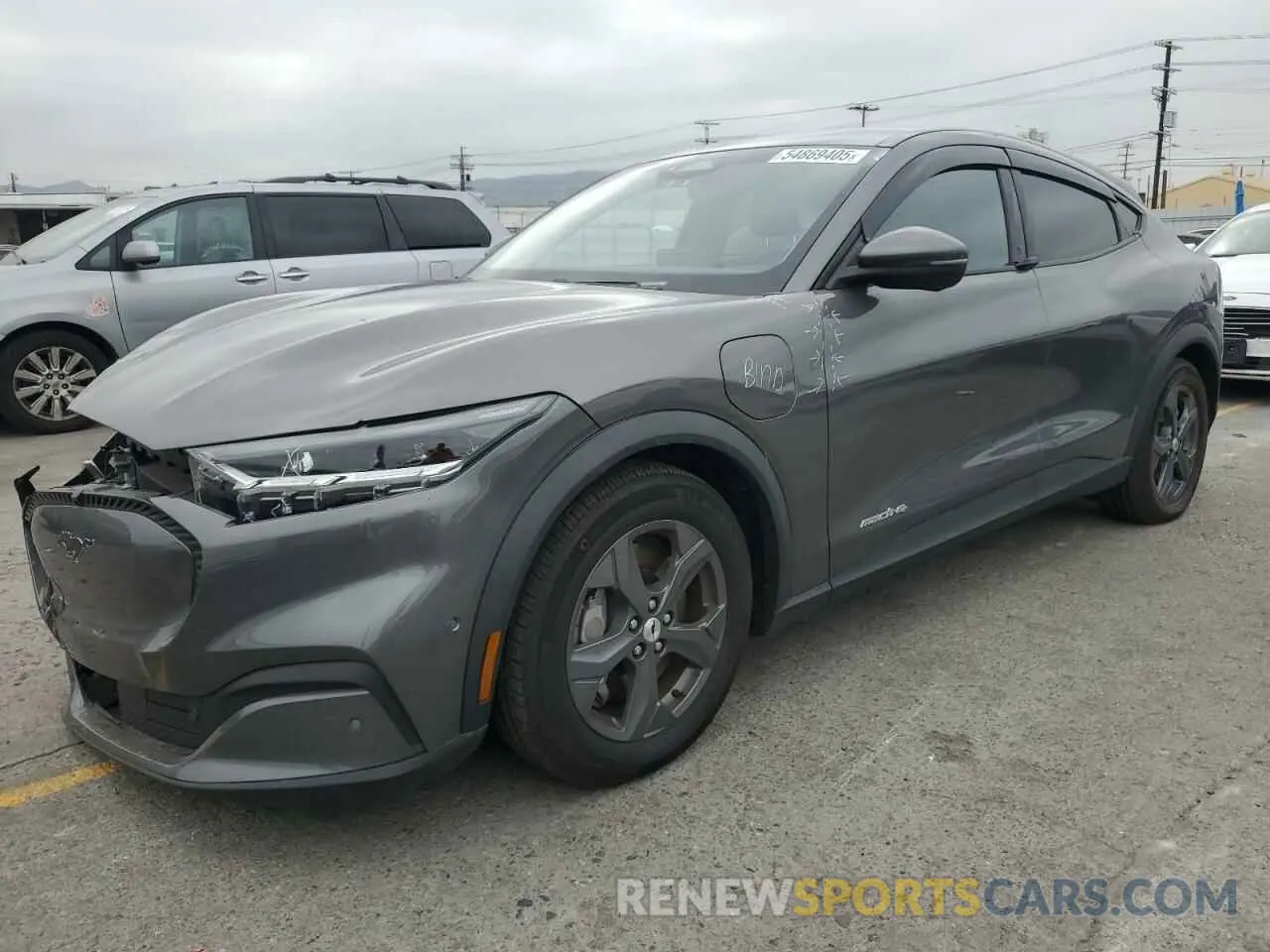 1 Photograph of a damaged car 3FMTK1SS7MMA23527 FORD MUSTANG 2021