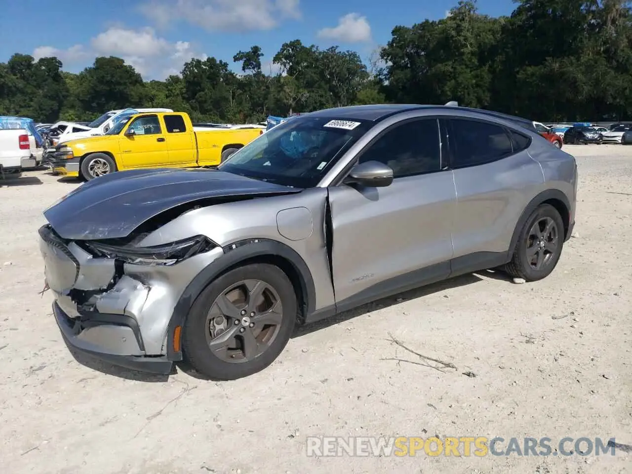 1 Photograph of a damaged car 3FMTK1SS9MMA34710 FORD MUSTANG 2021