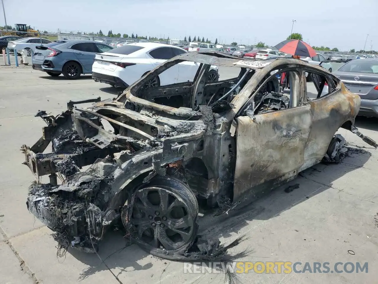 1 Photograph of a damaged car 3FMTK3R73MMA10948 FORD MUSTANG 2021