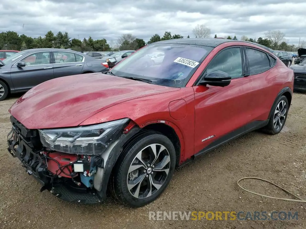 1 Photograph of a damaged car 3FMTK3SU3MMA03627 FORD MUSTANG 2021
