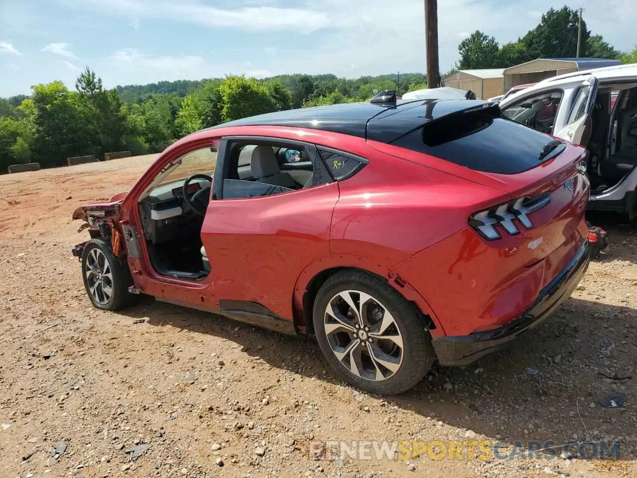 2 Photograph of a damaged car 3FMTK3SU3MMA08505 FORD MUSTANG 2021