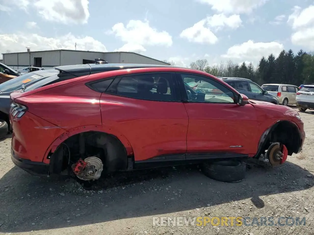 3 Photograph of a damaged car 3FMTK3SU5MMA08036 FORD MUSTANG 2021