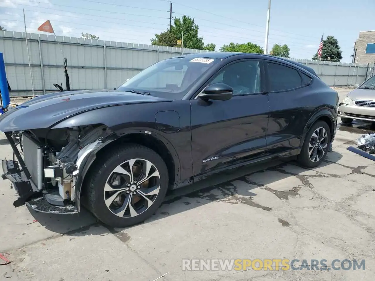 1 Photograph of a damaged car 3FMTK3SU6MMA45791 FORD MUSTANG 2021