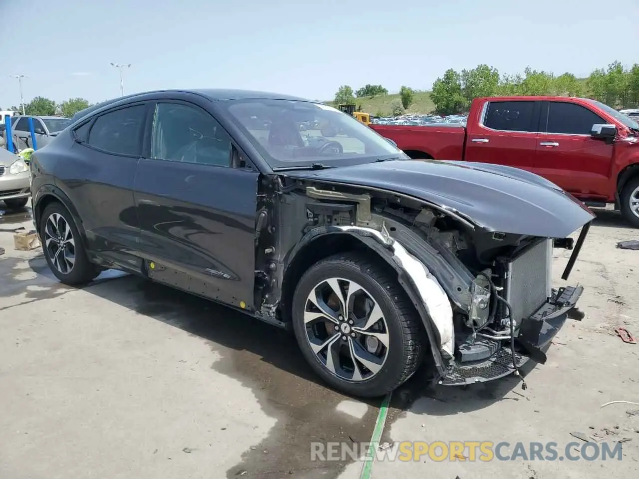 4 Photograph of a damaged car 3FMTK3SU6MMA45791 FORD MUSTANG 2021