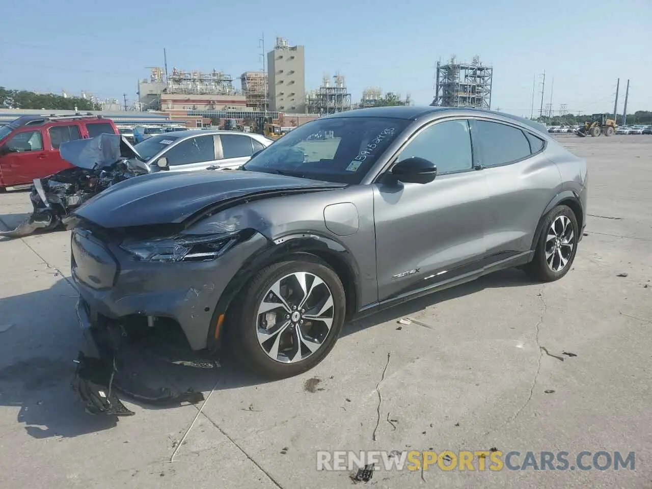 1 Photograph of a damaged car 3FMTK3SU8MMA03879 FORD MUSTANG 2021